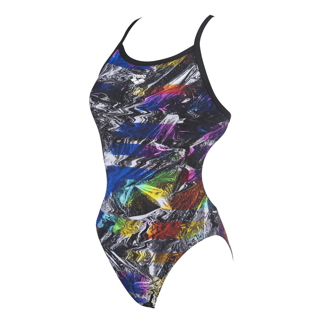 Arena Iridiscent Stripe Challenge Back Noir 34 