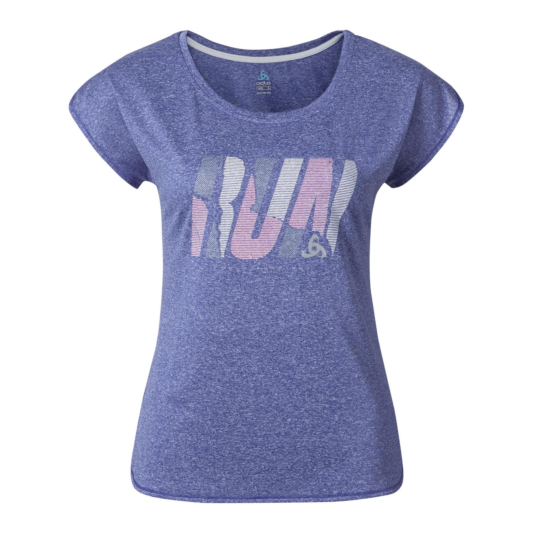 Odlo T-Shirt Manches Courtes Tebe Violet XS 