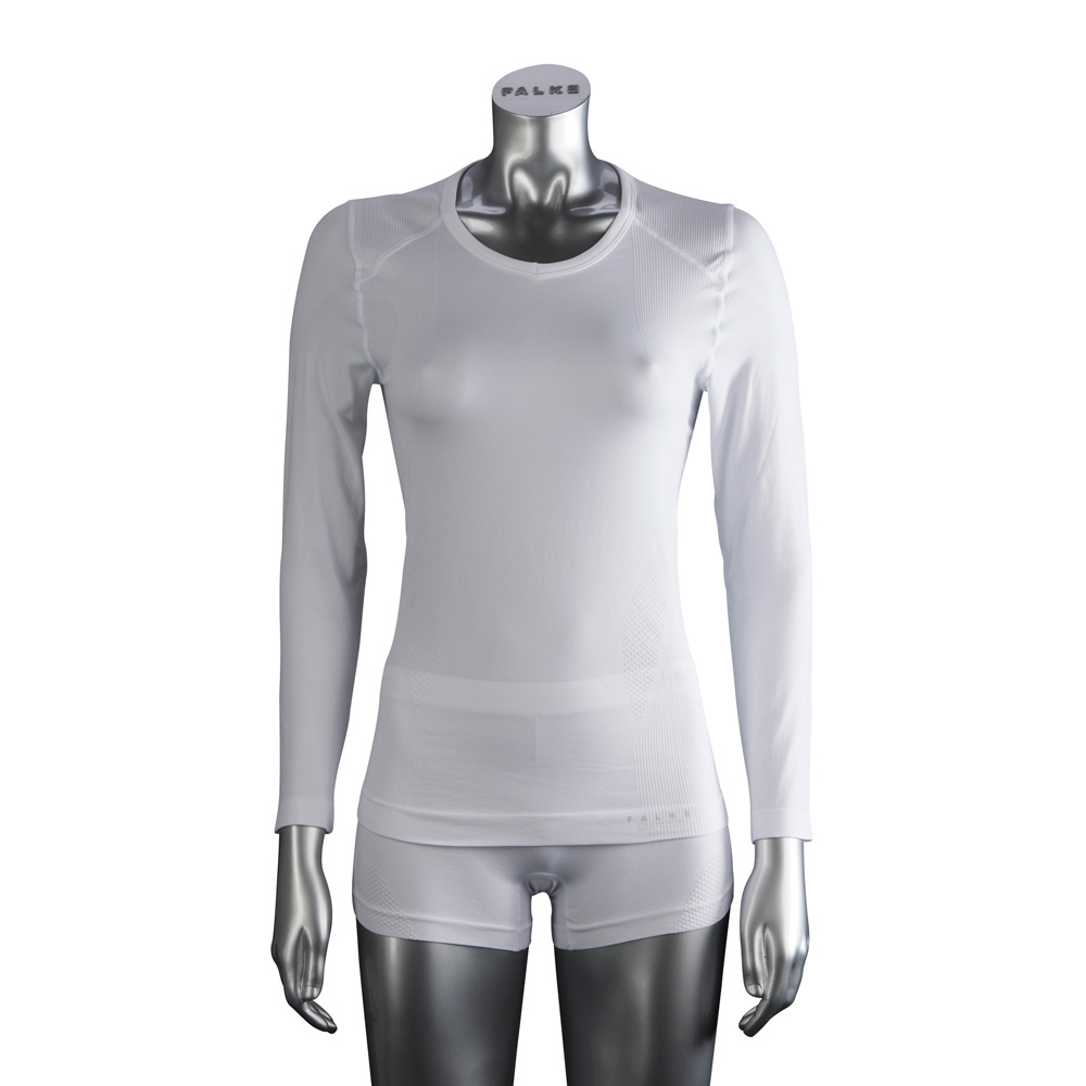 Falke Maillot Trekking Comfort Fit ML (Blanc) Blanc 