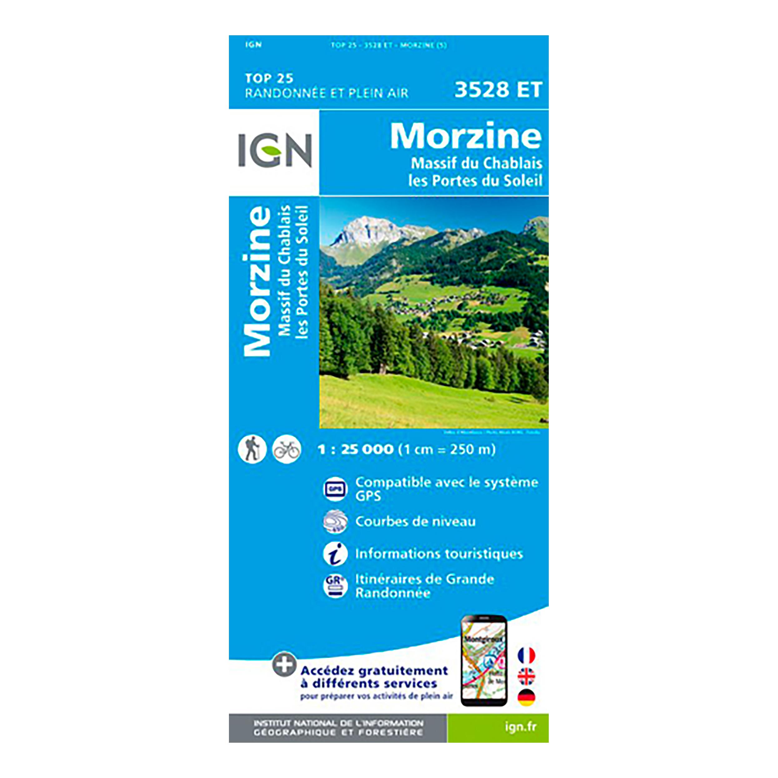 Cap Diffusion Top 25 - Morzine/Massif du Chablais/Les Portes du Soleil Bleu 