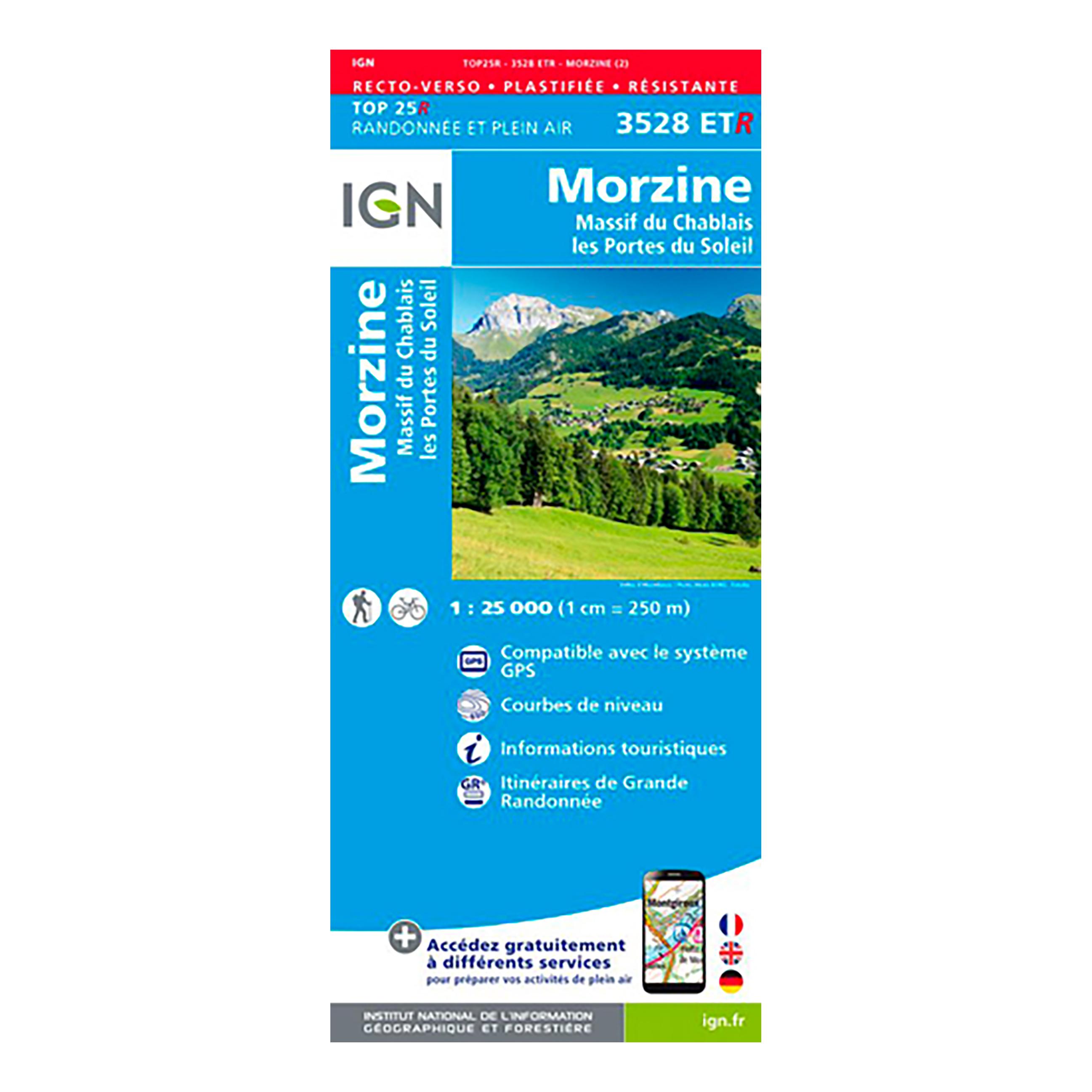 Cap Diffusion Top 25 - Morzine/Massif du Chablais (résistante) Bleu 