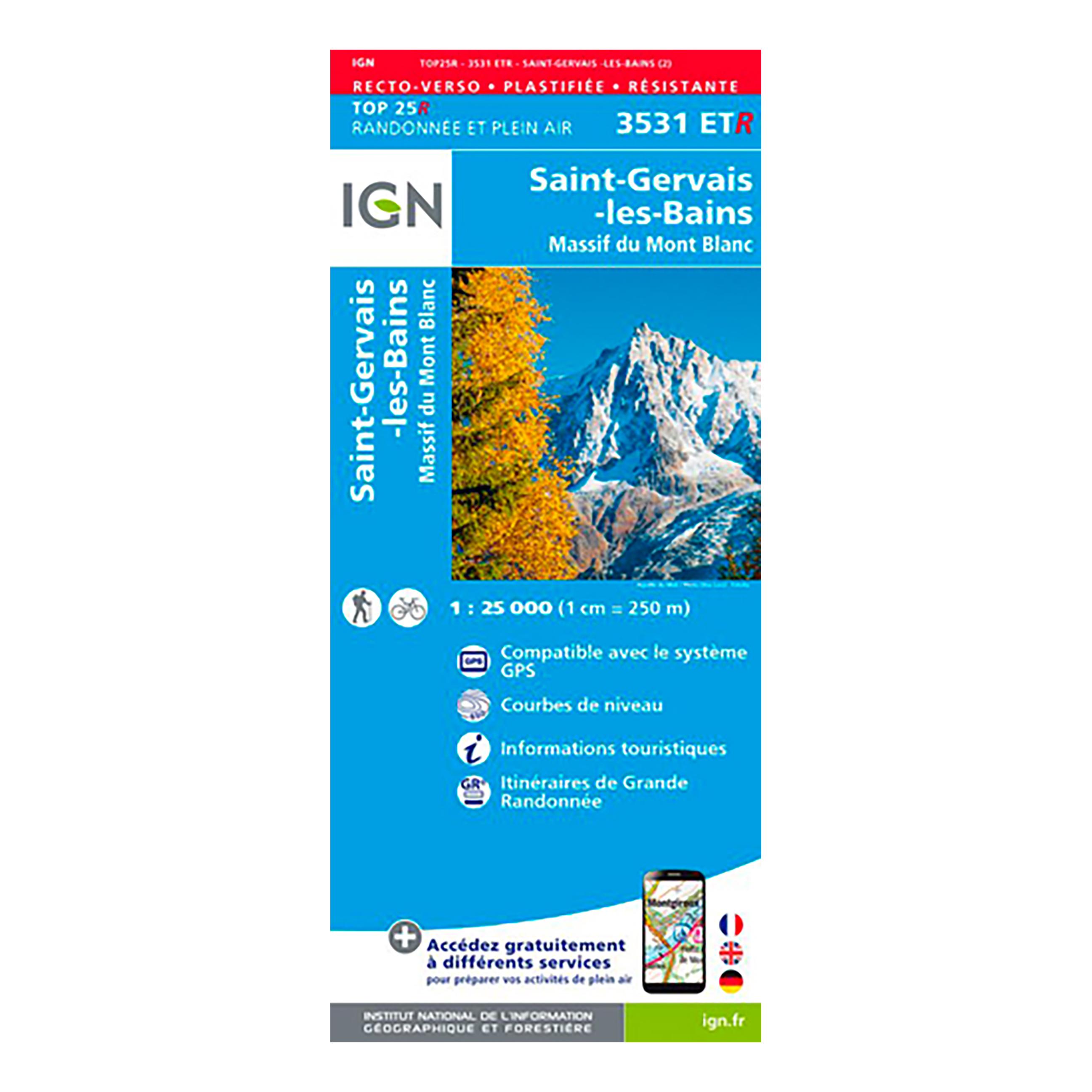 Cap Diffusion Top 25 - Saint-Gervais/ Massif du Mont Blanc (résistante) Bleu 