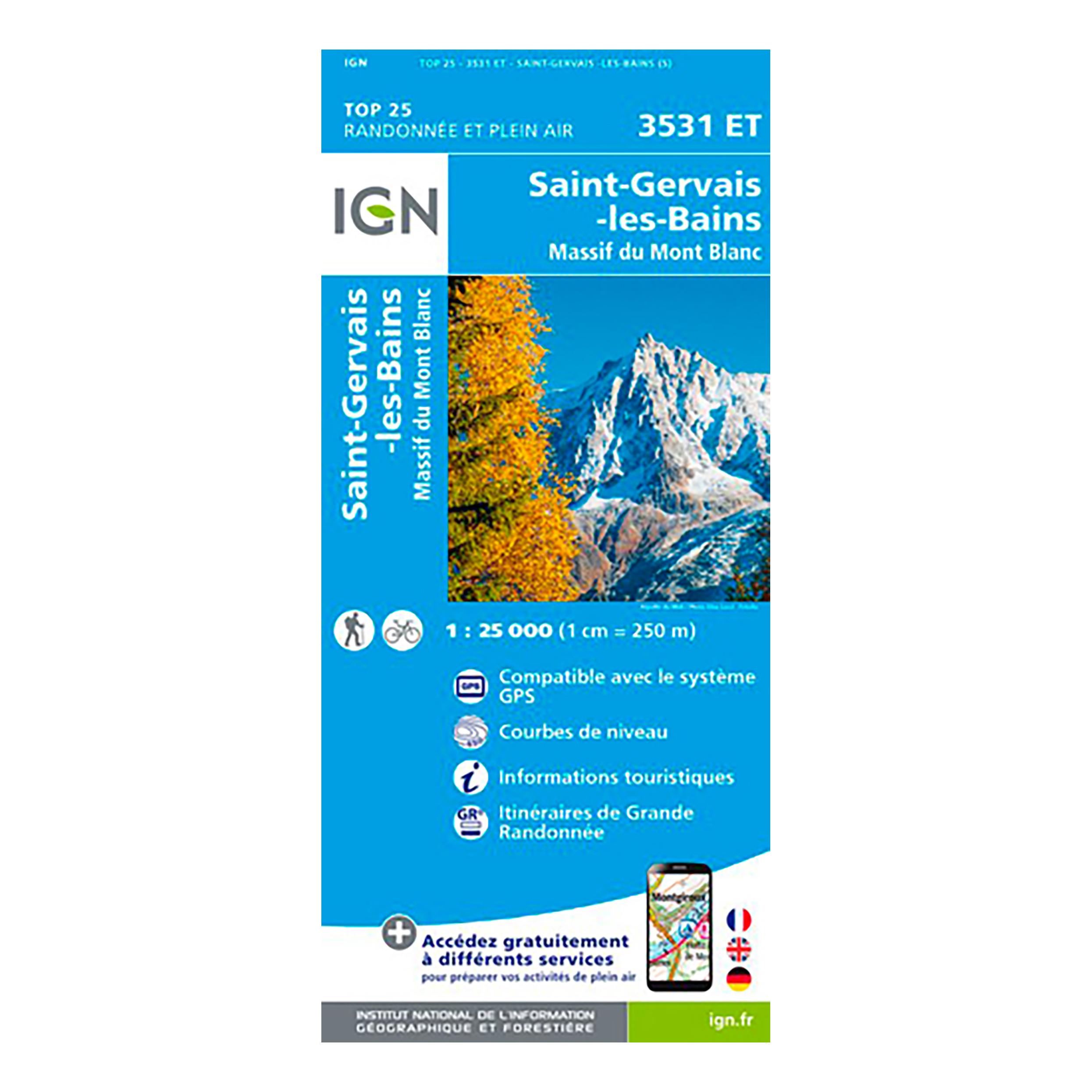 Cap Diffusion Top 25 - Saint-Gervais/ Massif du Mont Blanc Bleu 