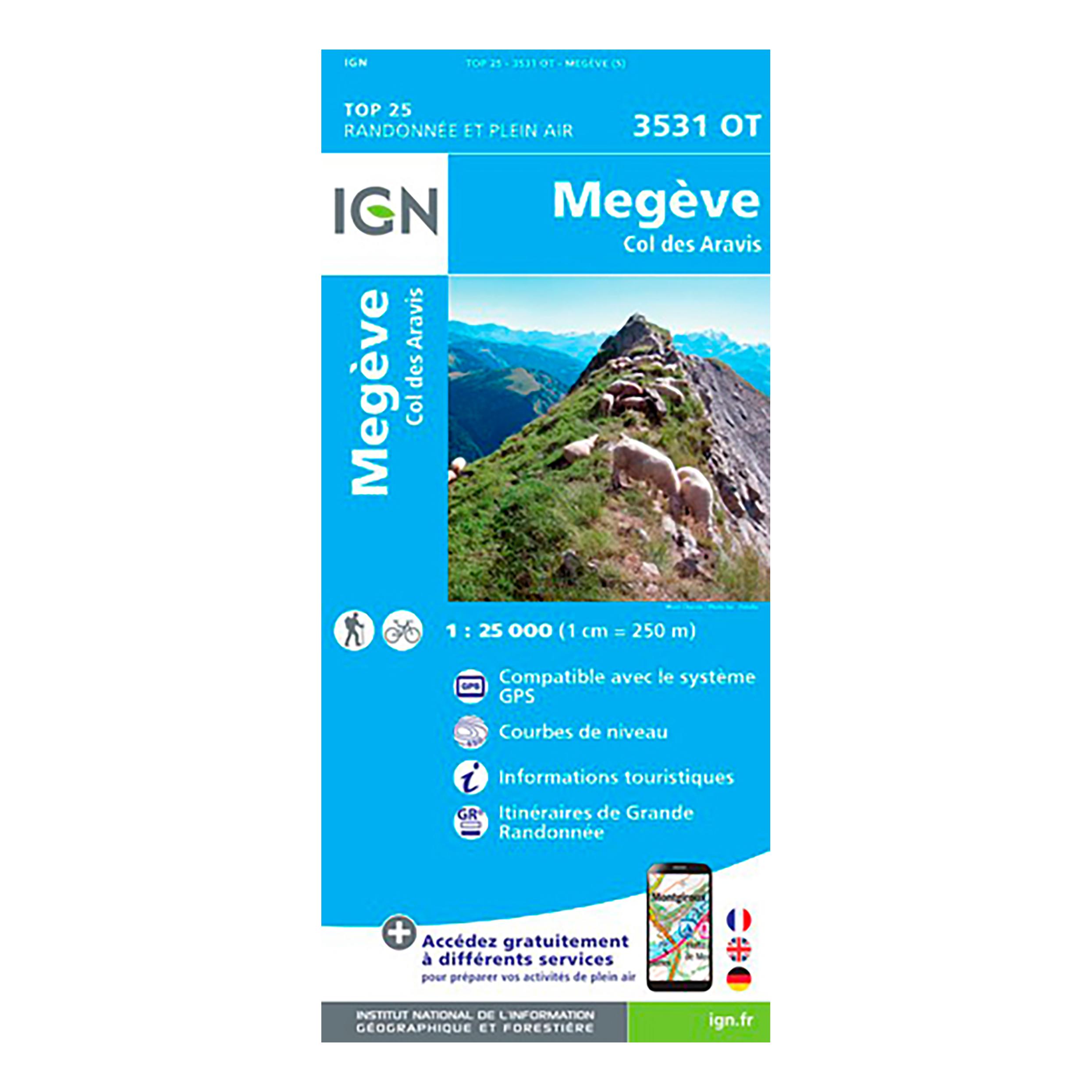 Cap Diffusion Top 25 - Mégève /Col des Aravis Bleu 