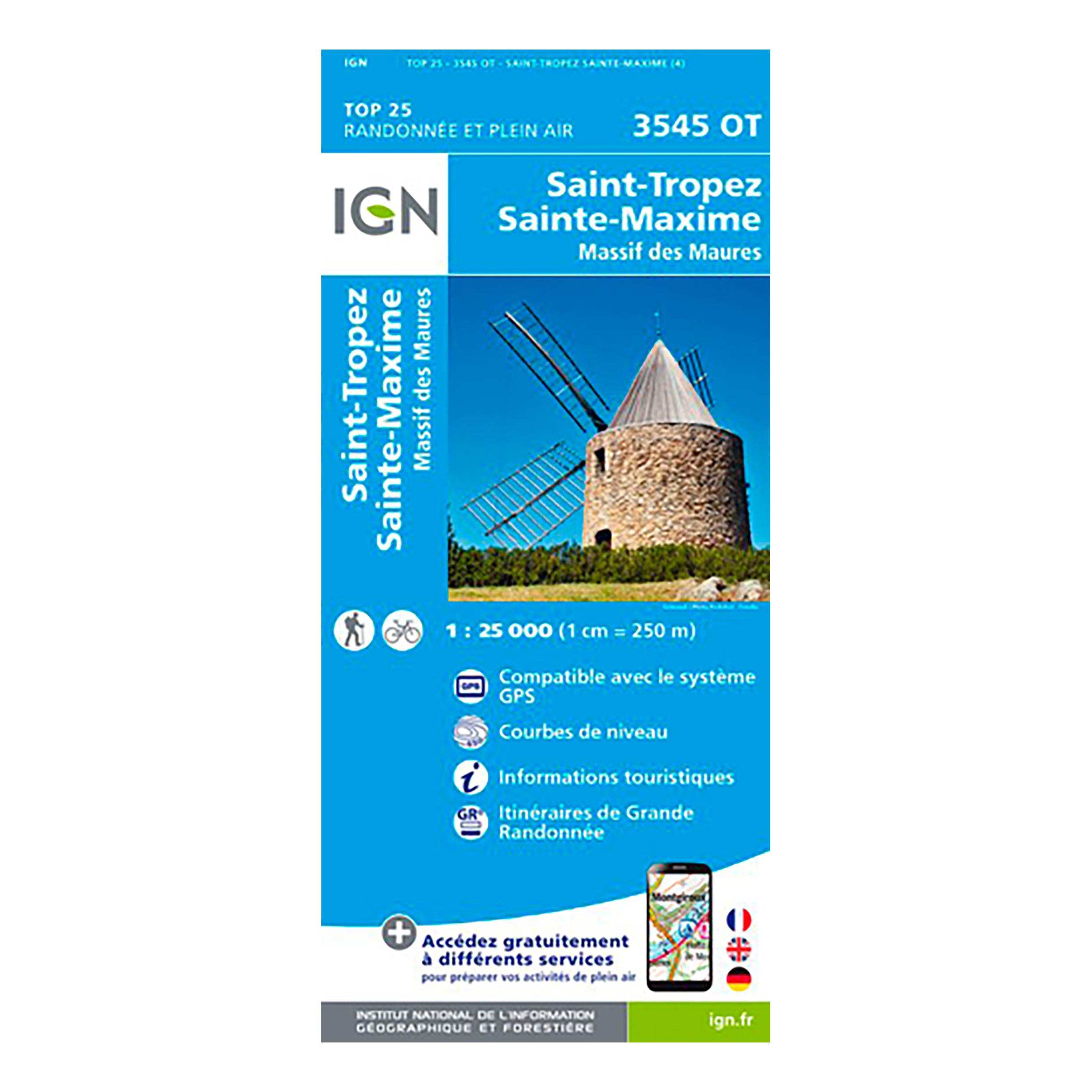 Cap Diffusion Top 25 - Saint-Tropez/Sainte-Maxime/Massif des Maures Bleu 