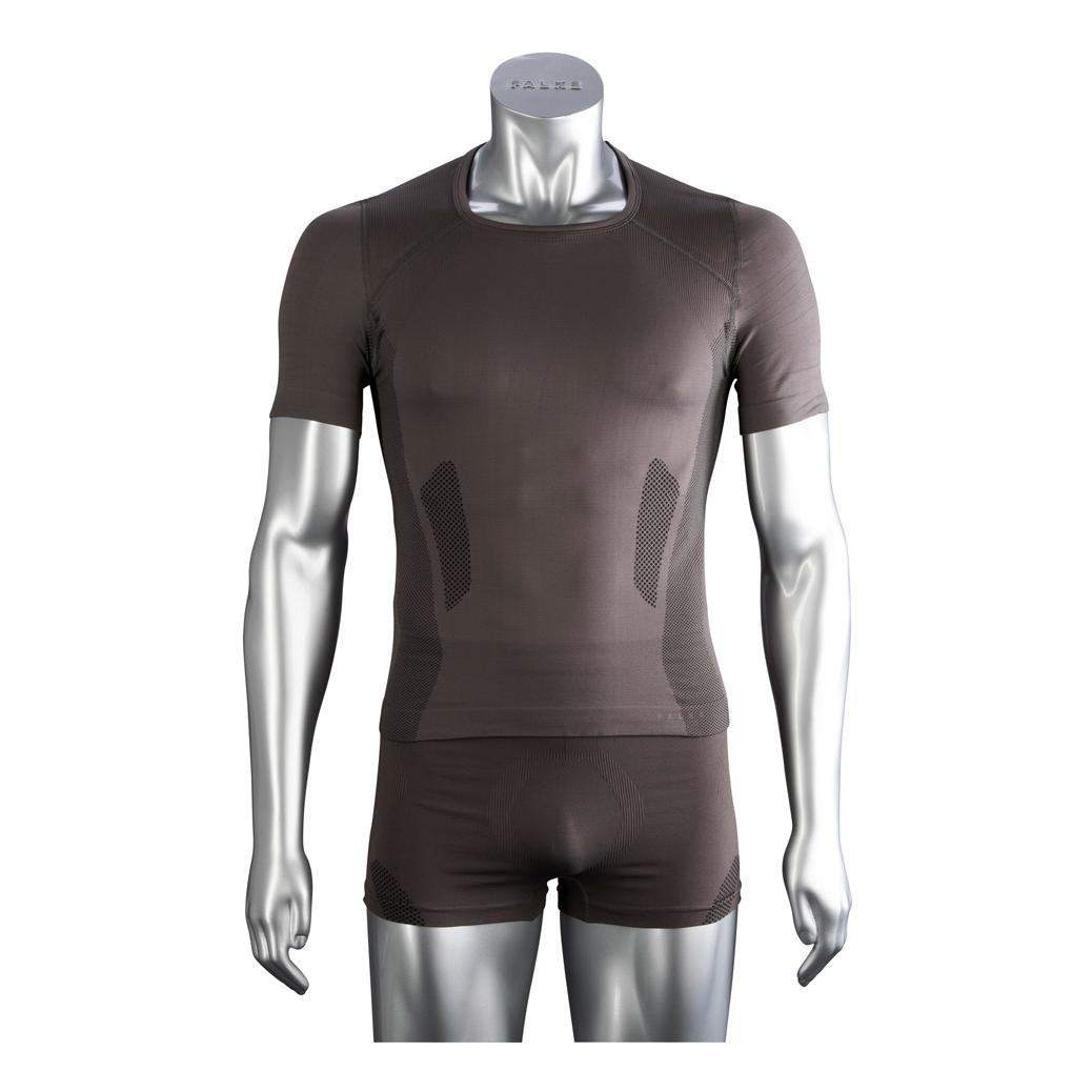 Falke Maillot Trekking Comfort Fit MC (Marron) Anthracite 