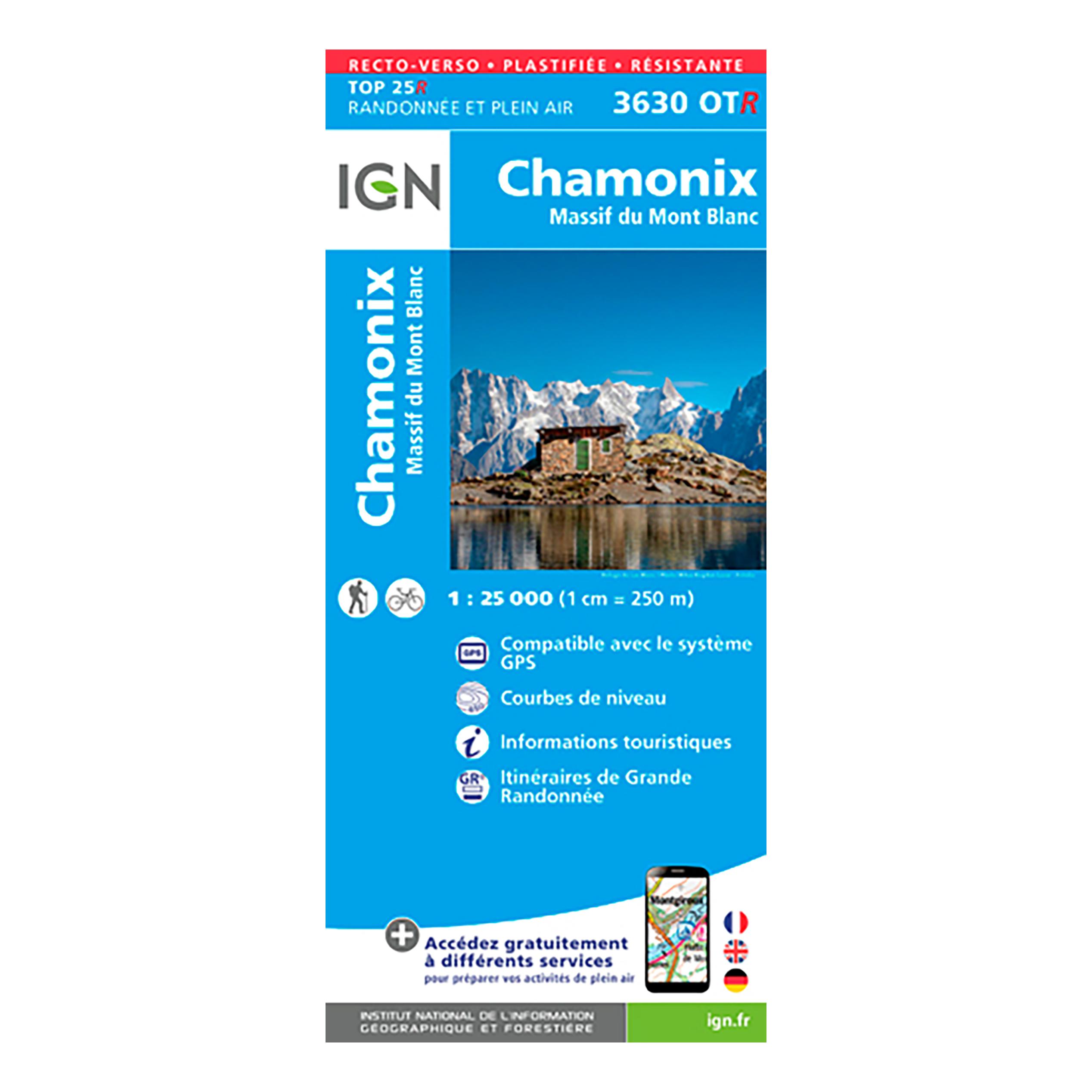 Cap Diffusion Top 25 - Chamonix / Massif du Mont-Blanc (résistante) Bleu 