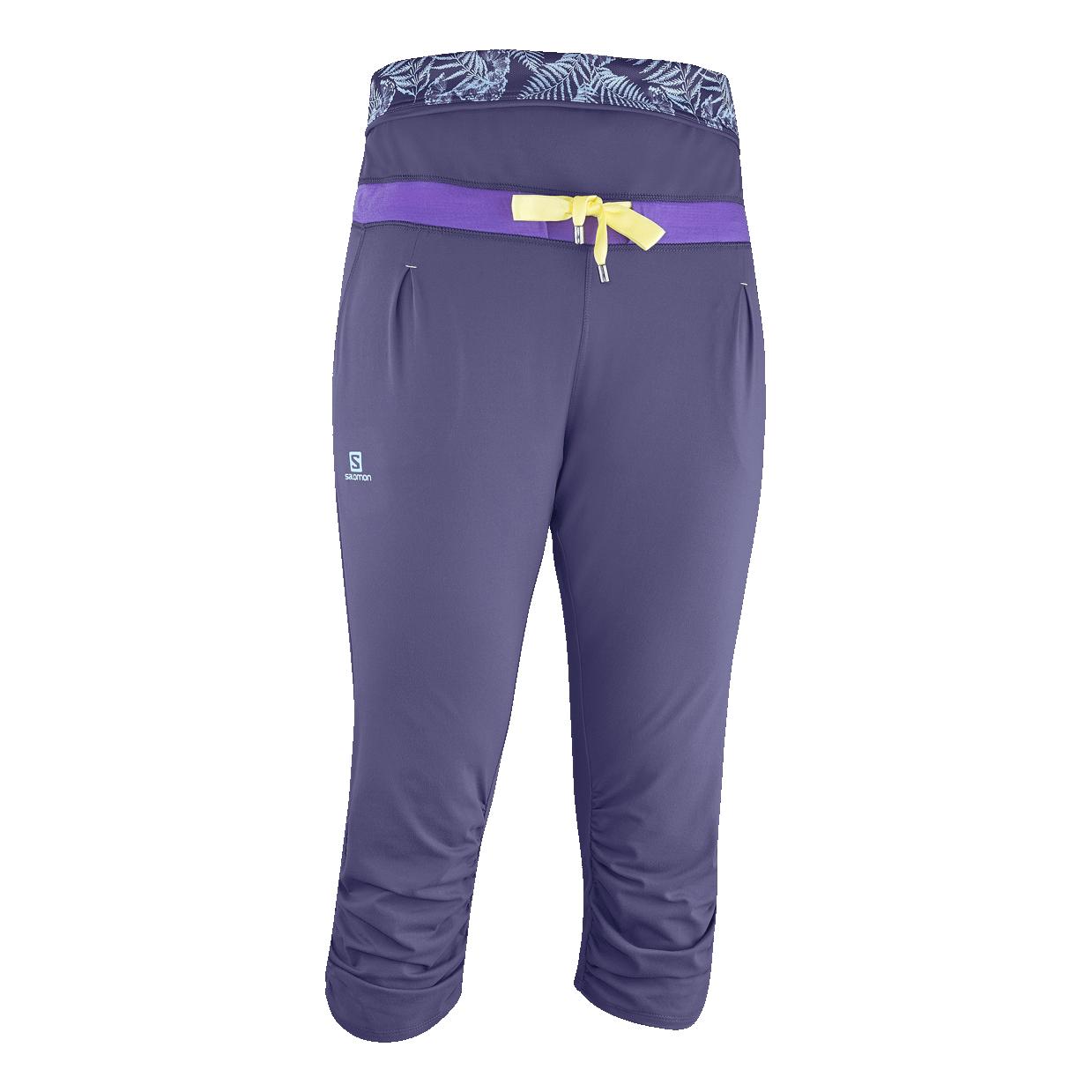 Salomon Muladhara 3/4 Pant W Abyss Blue Violet XS 