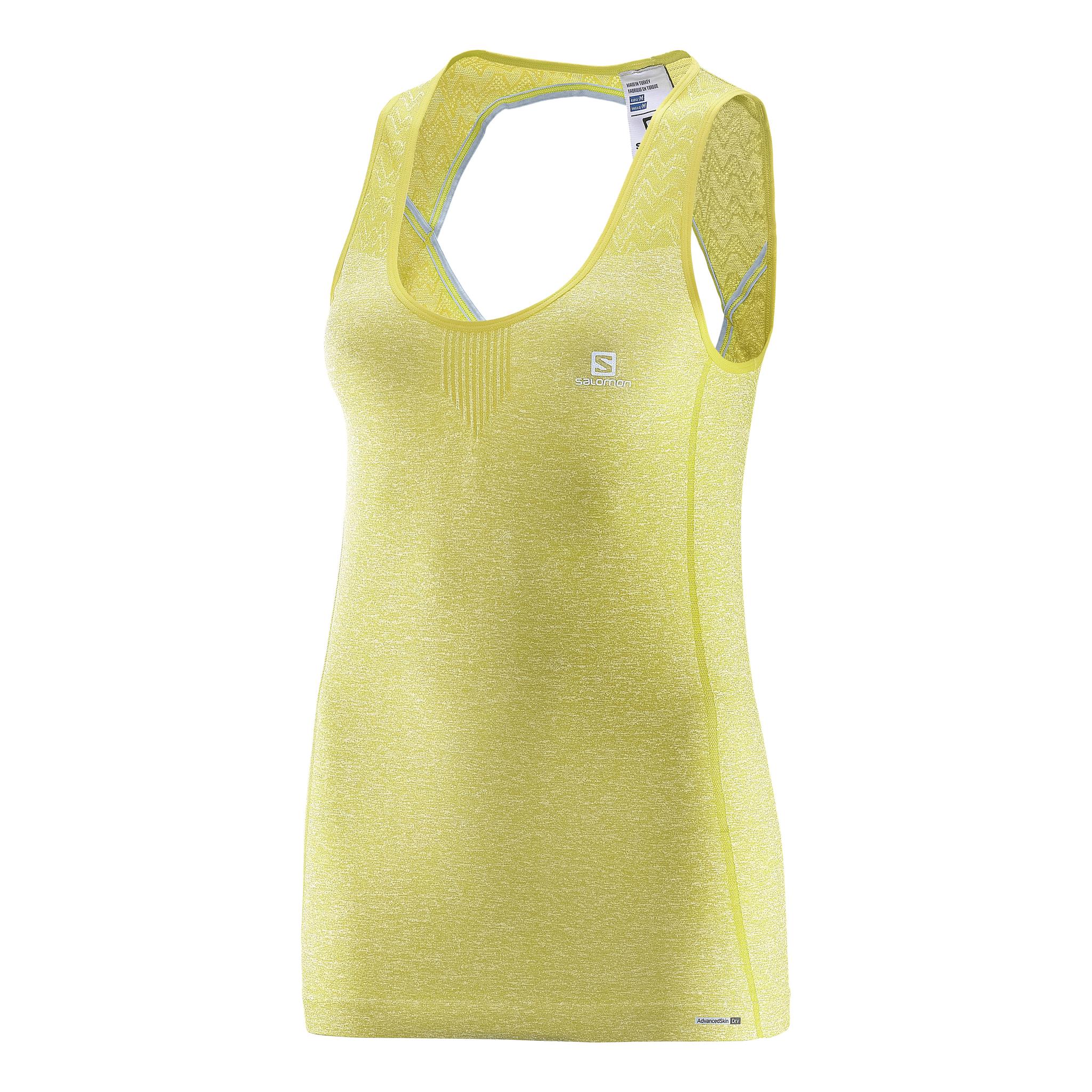 Salomon Débardeur Elevate Seamless Jaune M 