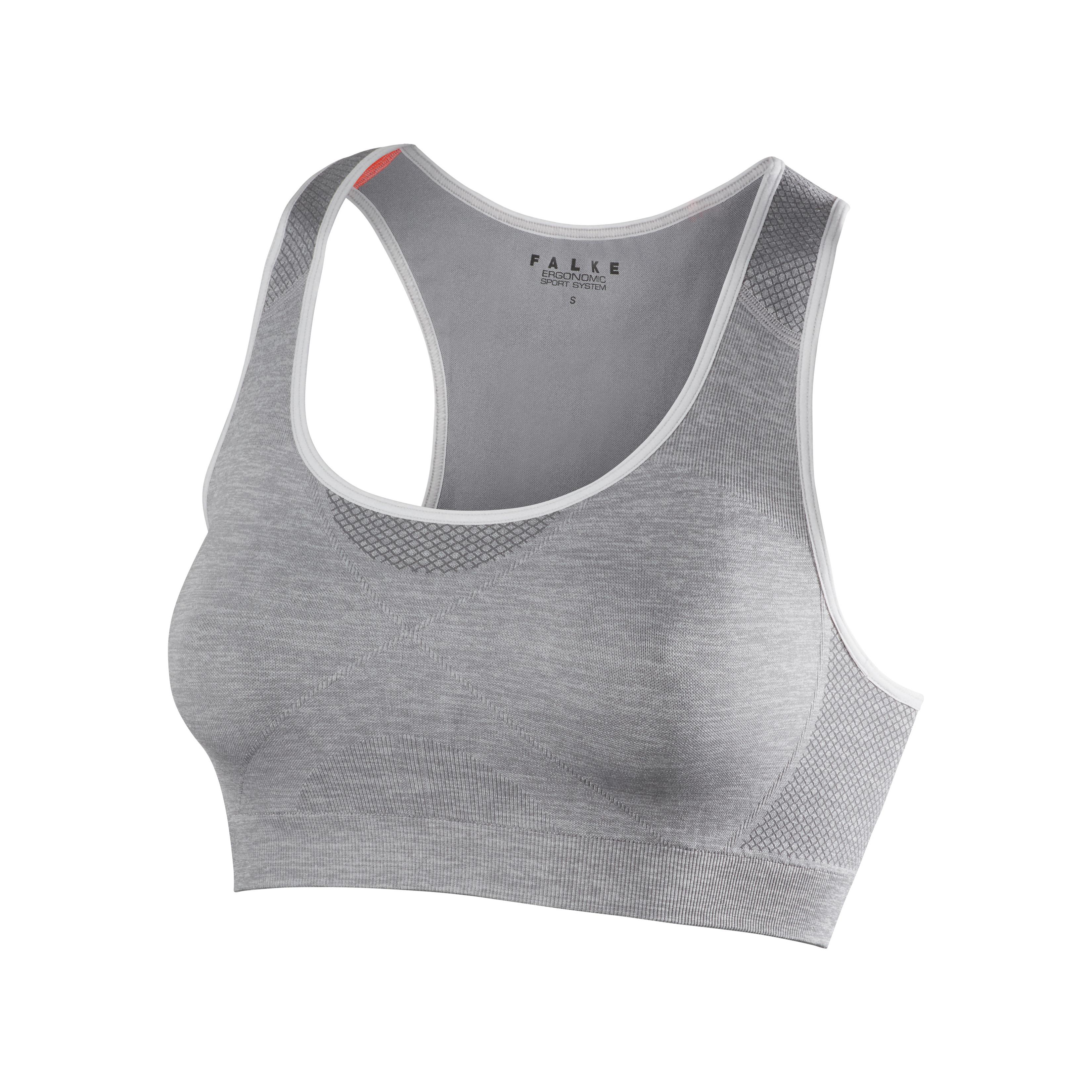 Falke Bra-Top Madison Melange (Low Support) Gris S 