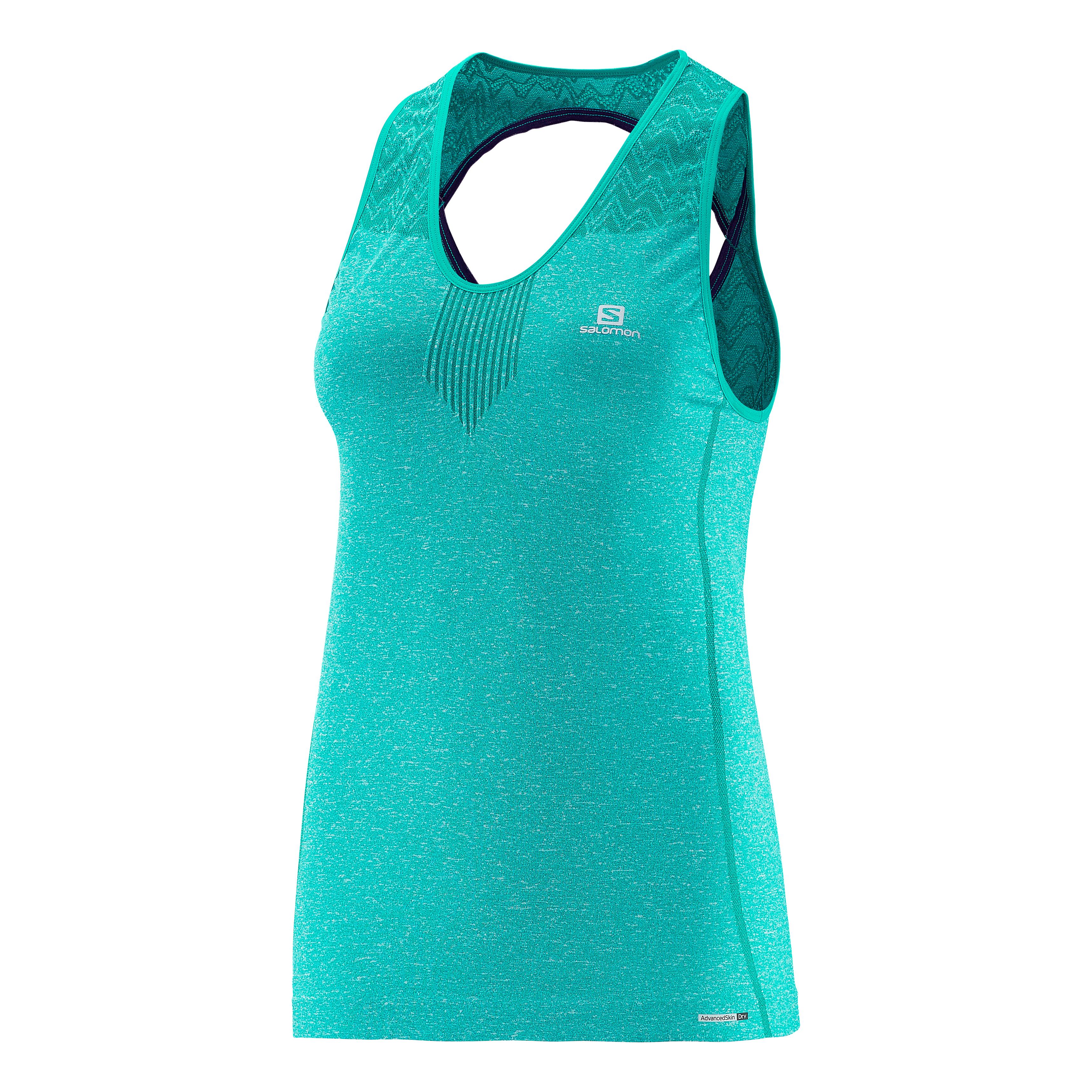 Salomon Débardeur Elevate Seamless Turquoise XS 