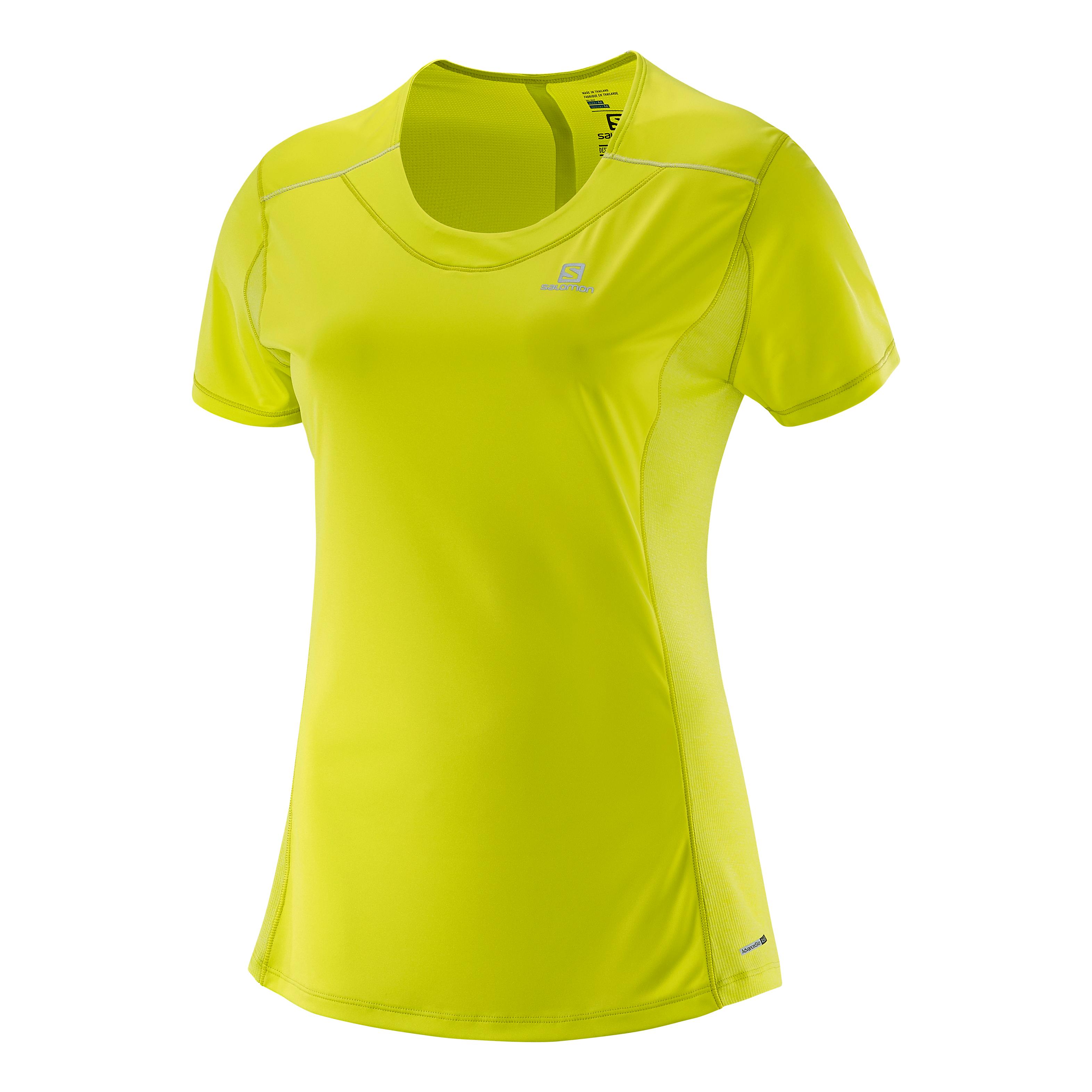Salomon Agile Short Sleeve Tee Jaune L 