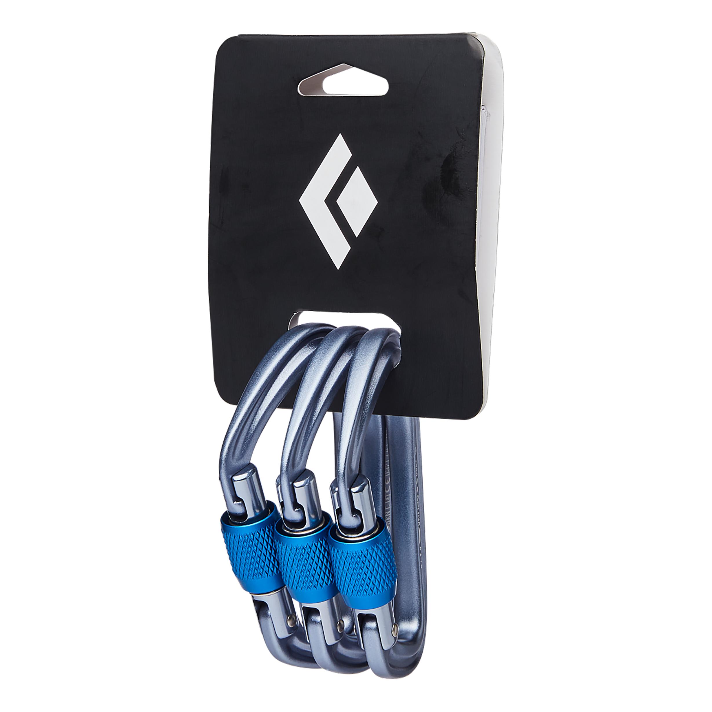 Black Diamond Hotforge Screwgate 3 Pack Argenté 