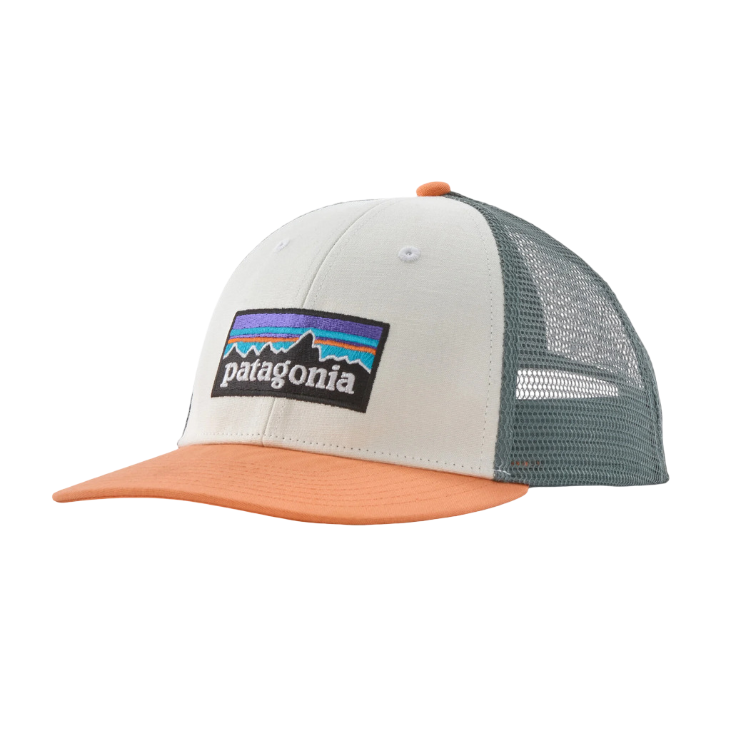 Patagonia Blanc P-6 Logo Lopro Trucker Hat White