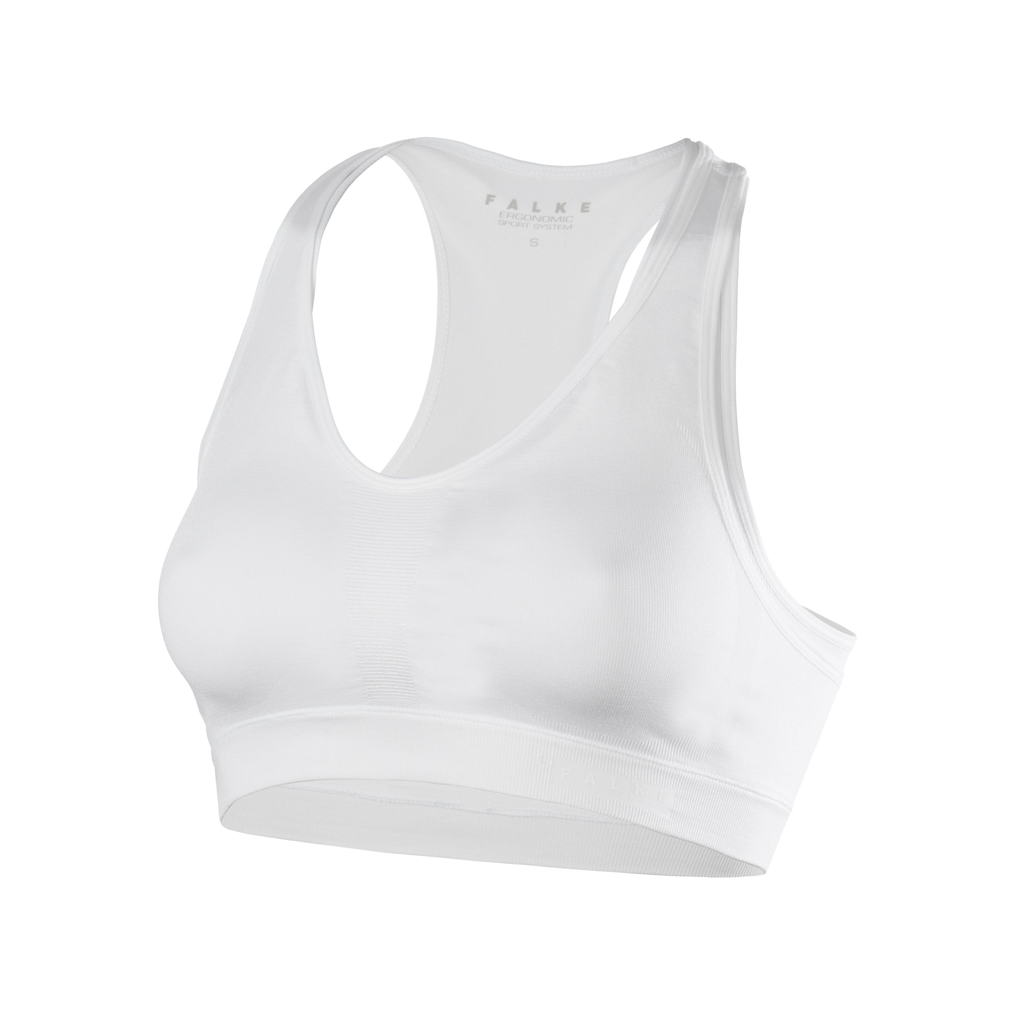 Falke Bra-Top Cross Back (Medium Support) Blanc S 