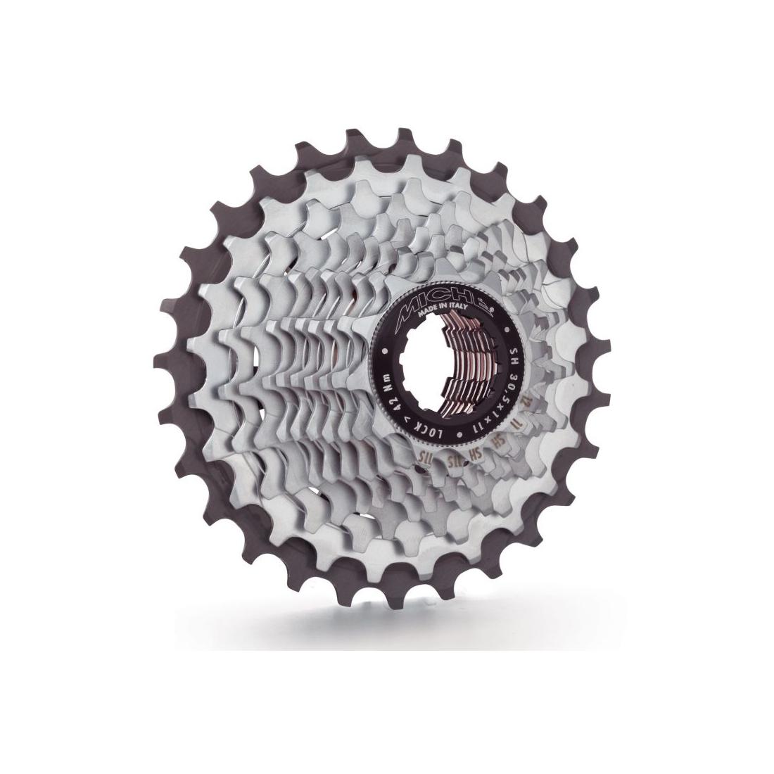 Miche CASSETTE MICHE LIGHT PRIMATO 11V SHIMANO (11-27) Gris clair 
