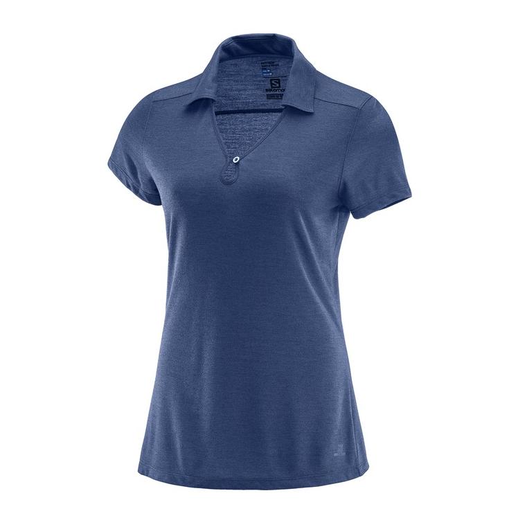 Salomon Polo Ellipse Bleu foncé XS 