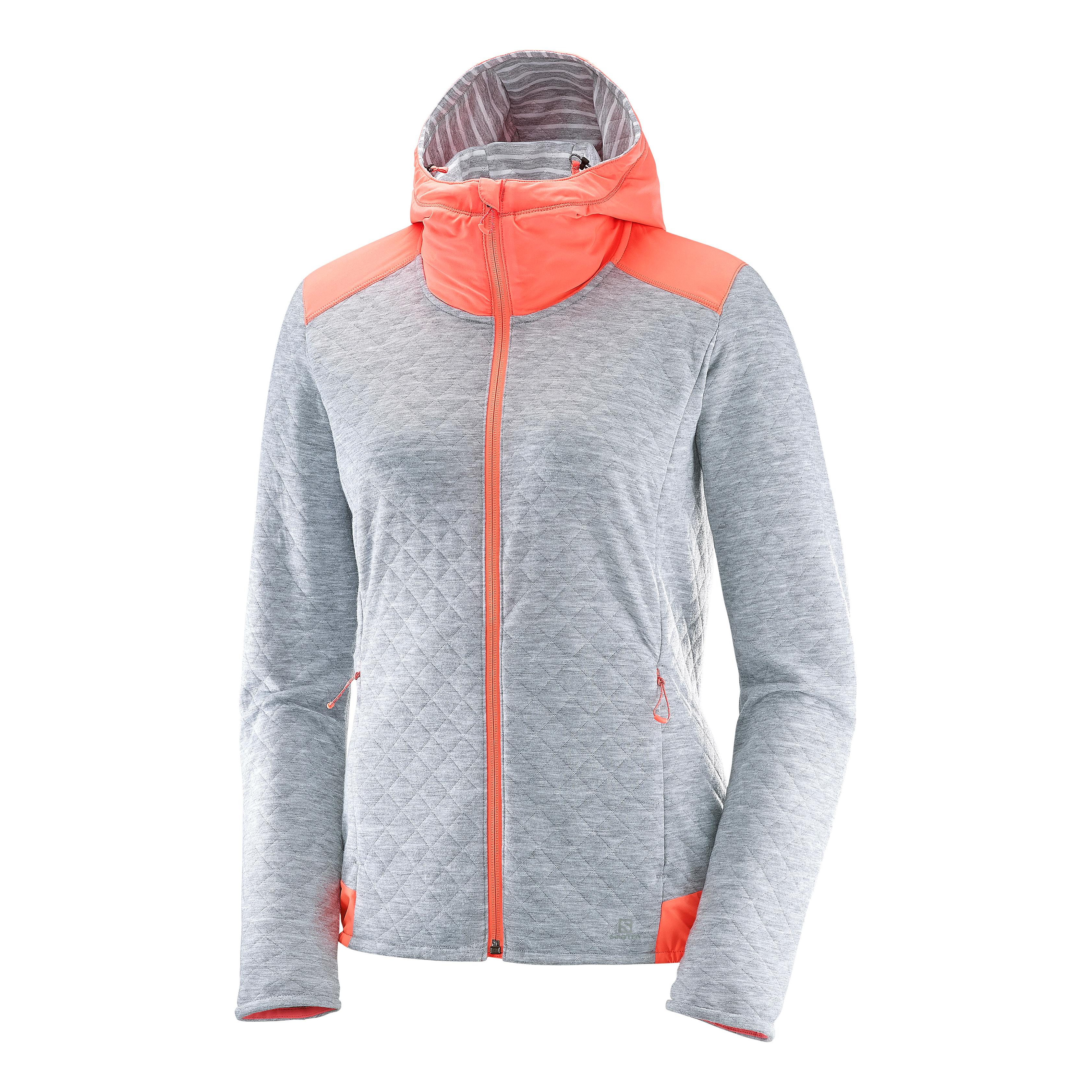 Salomon Elevate Full Zip Midlayer Gris S 