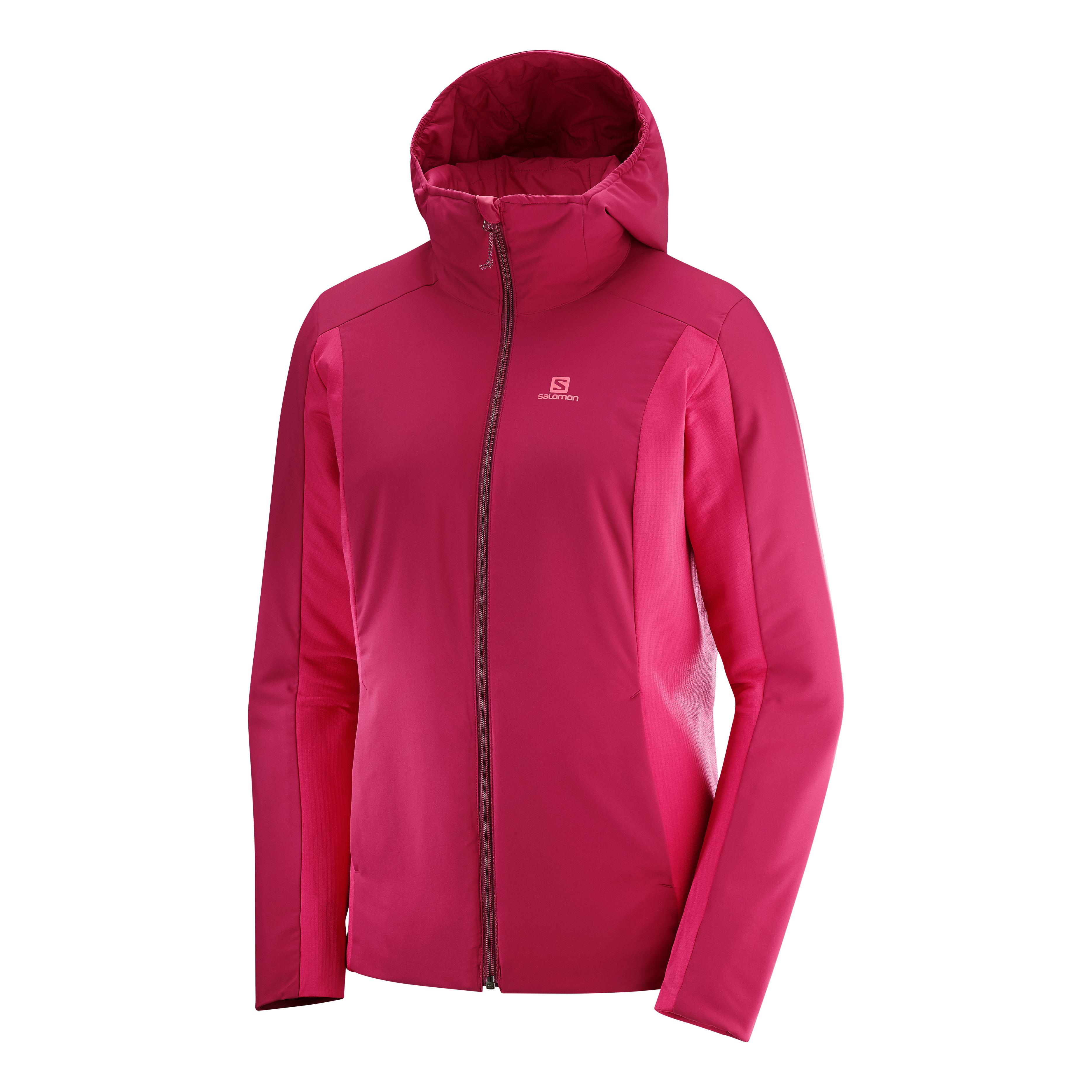 Salomon Drifter Mid Hoodie Rouge XS 