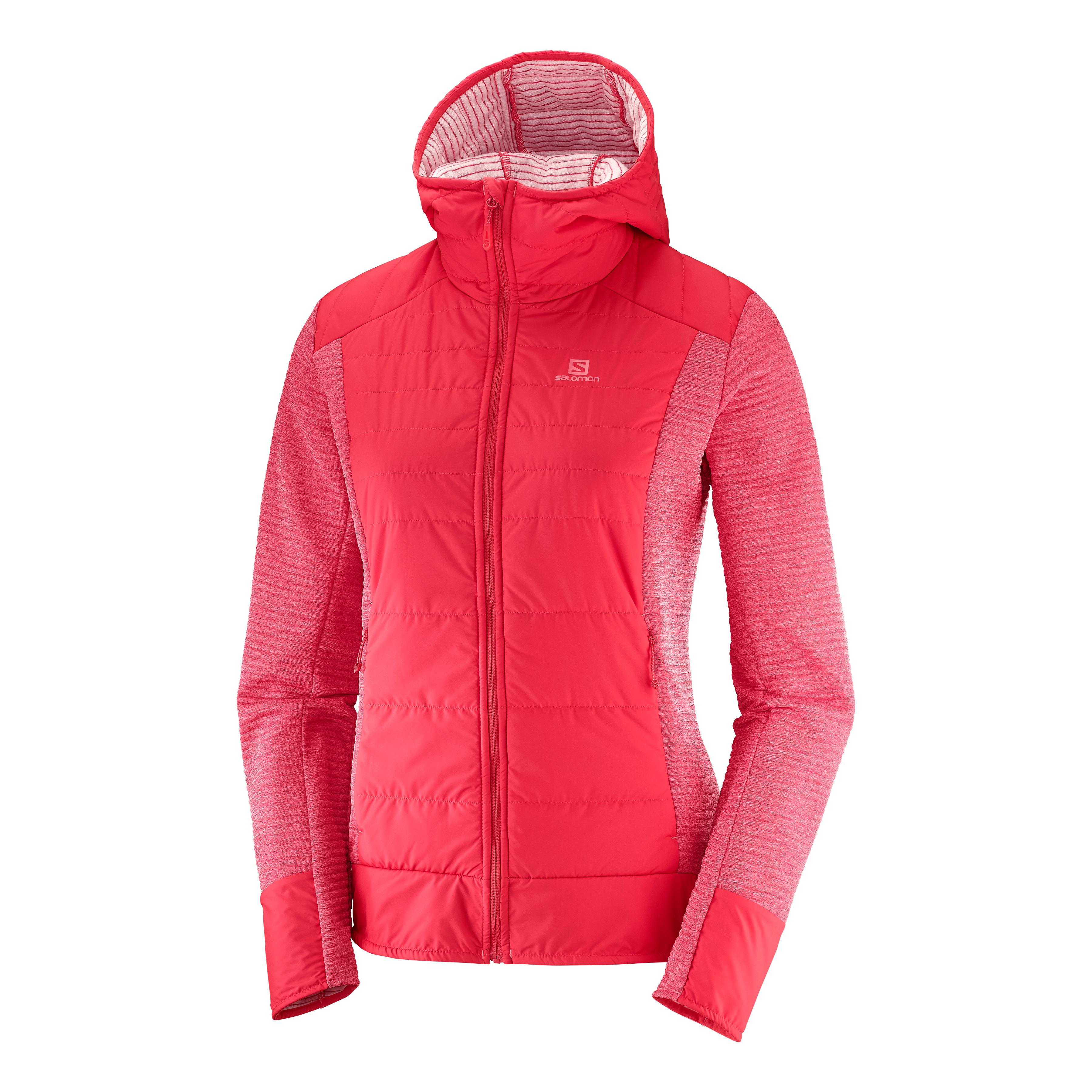 Salomon Right Nice Hybrid Hoodie Rose S 