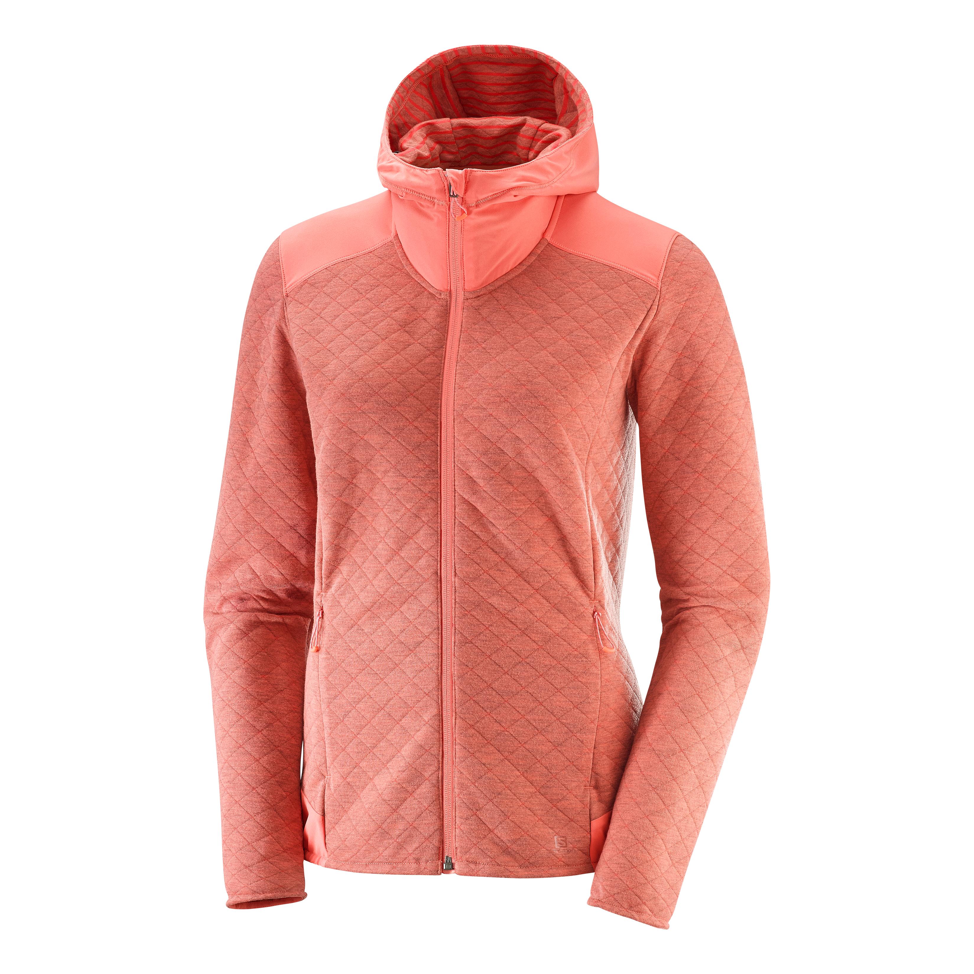 Salomon Elevate Full Zip Midlayer Rose XS 