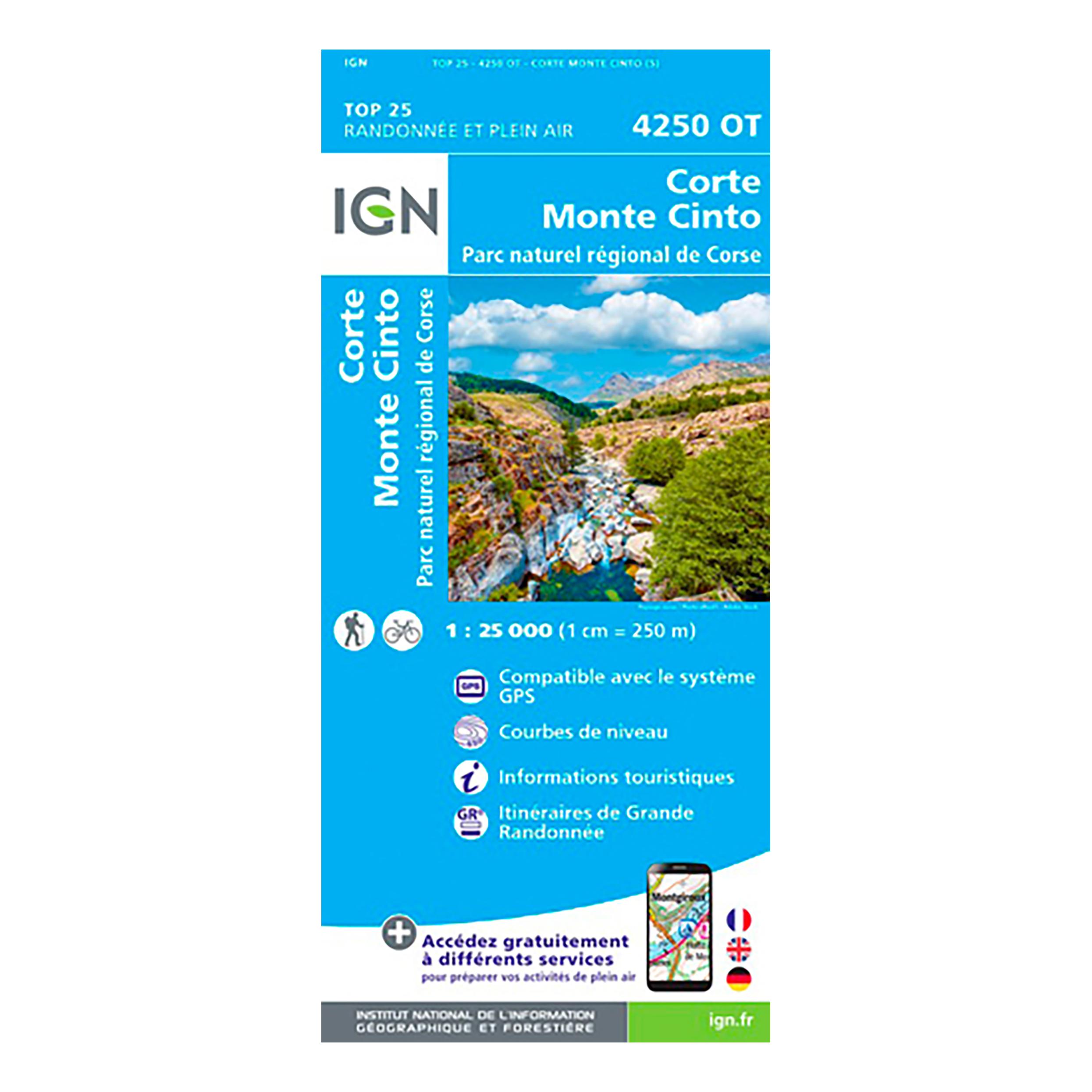 Cap Diffusion Top 25 - Corte/Monte Cinto/PNR de Corse Bleu 