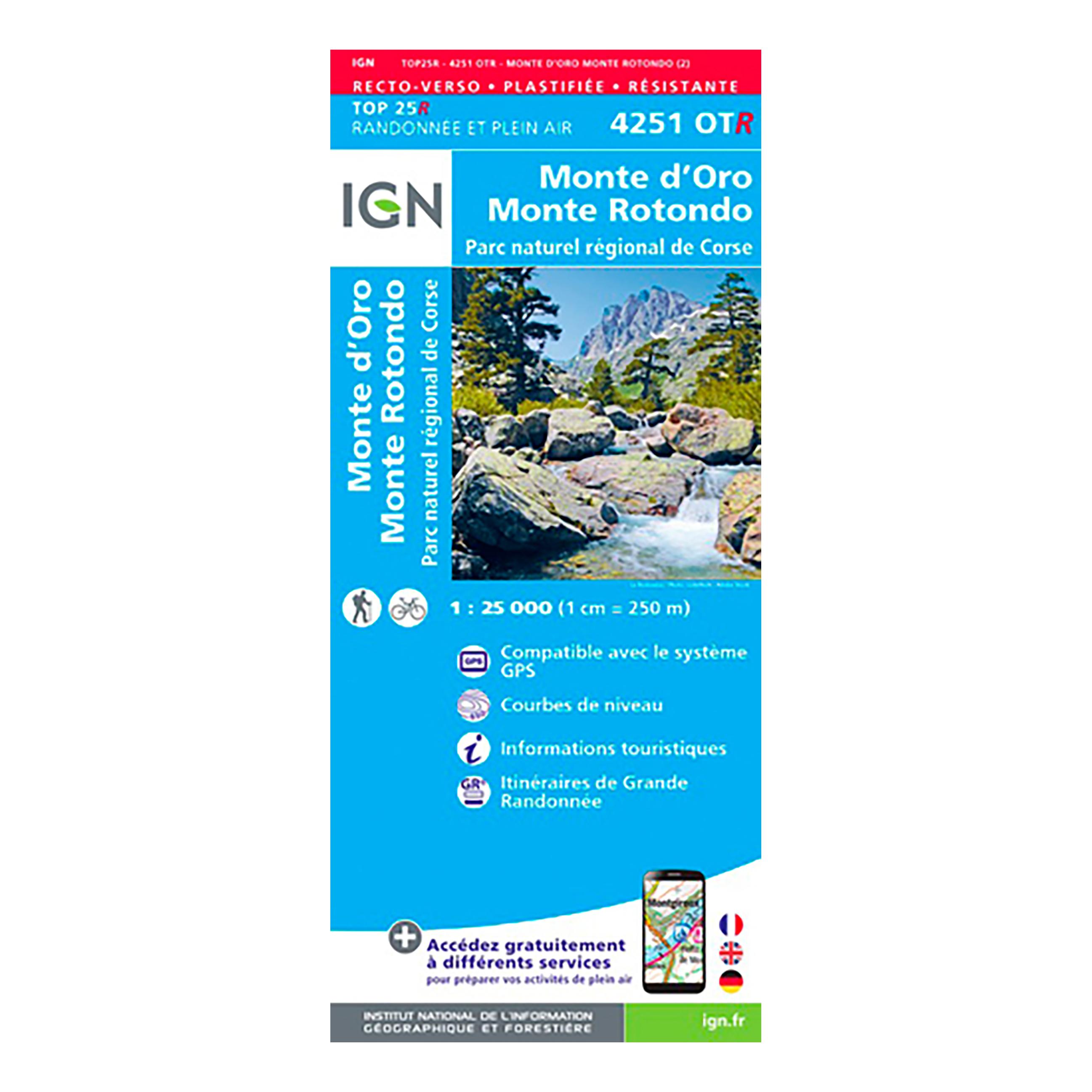 Cap Diffusion Top 25 - Monte d'Oro, Monte Rotondo - Parc Naturel Régional de Corse (Résistante) Bleu