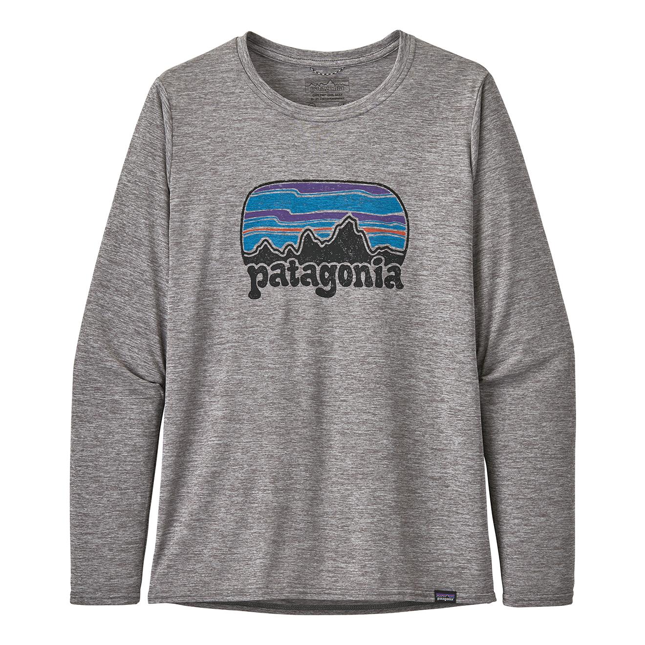 Patagonia Long Sleeves Cap Cool Daily Graphic Shirt Gris XS 