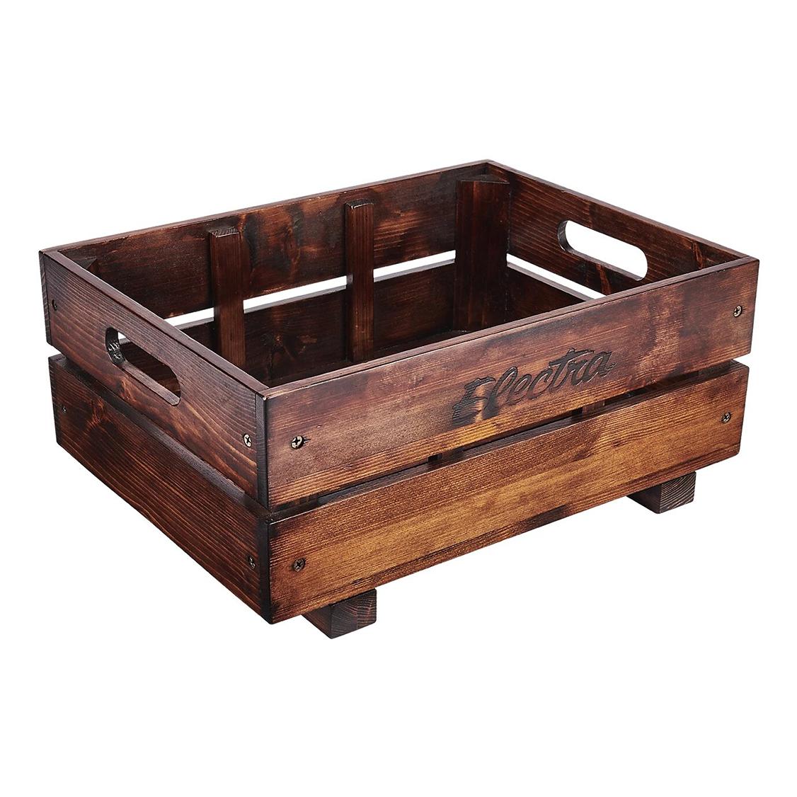 Electra Caisse arrière en bois Electra MIK 40cm (l) x 30cm (w) x 15cm (h) Marron 