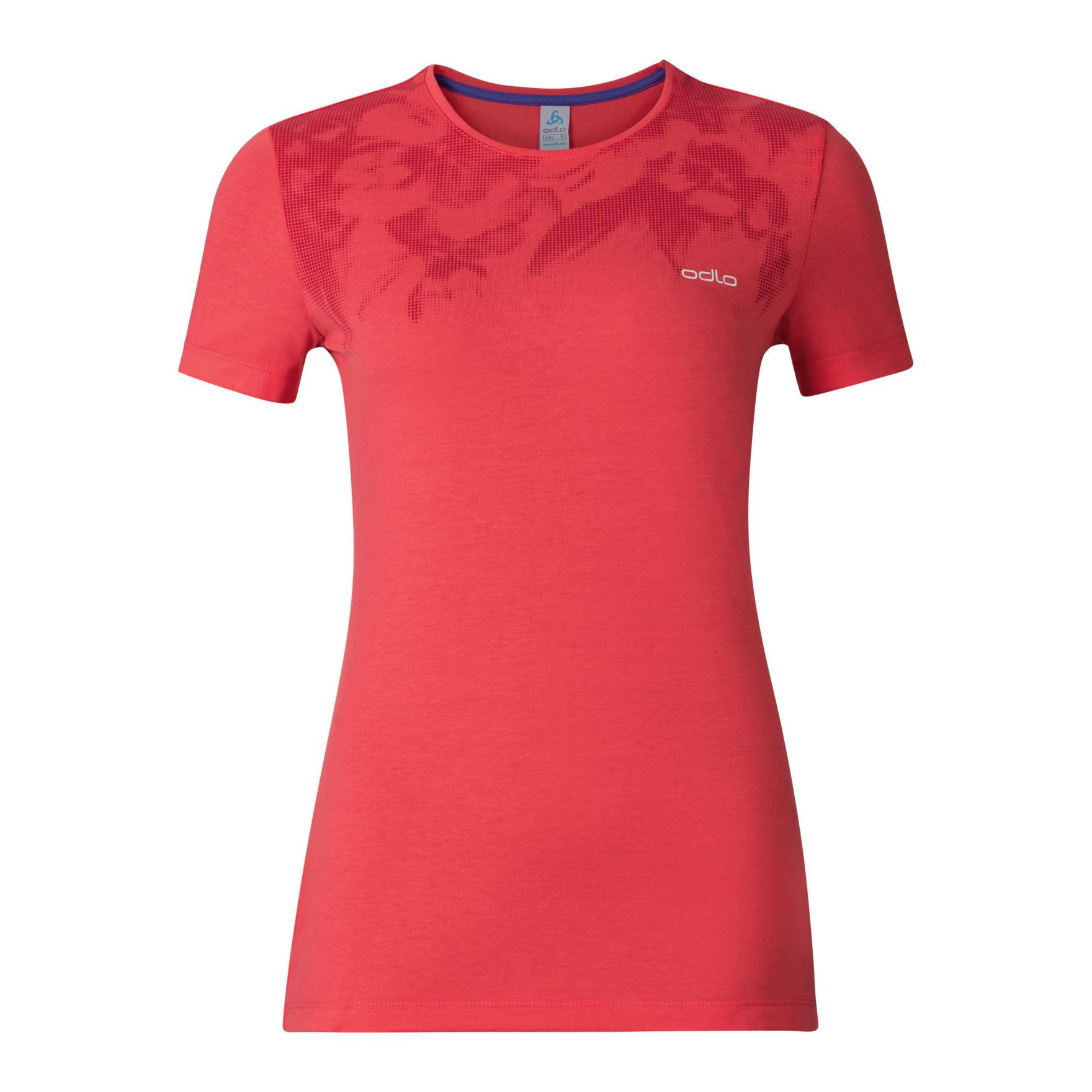 Odlo T-Shirt Manches Courtes Signo Rouge L 