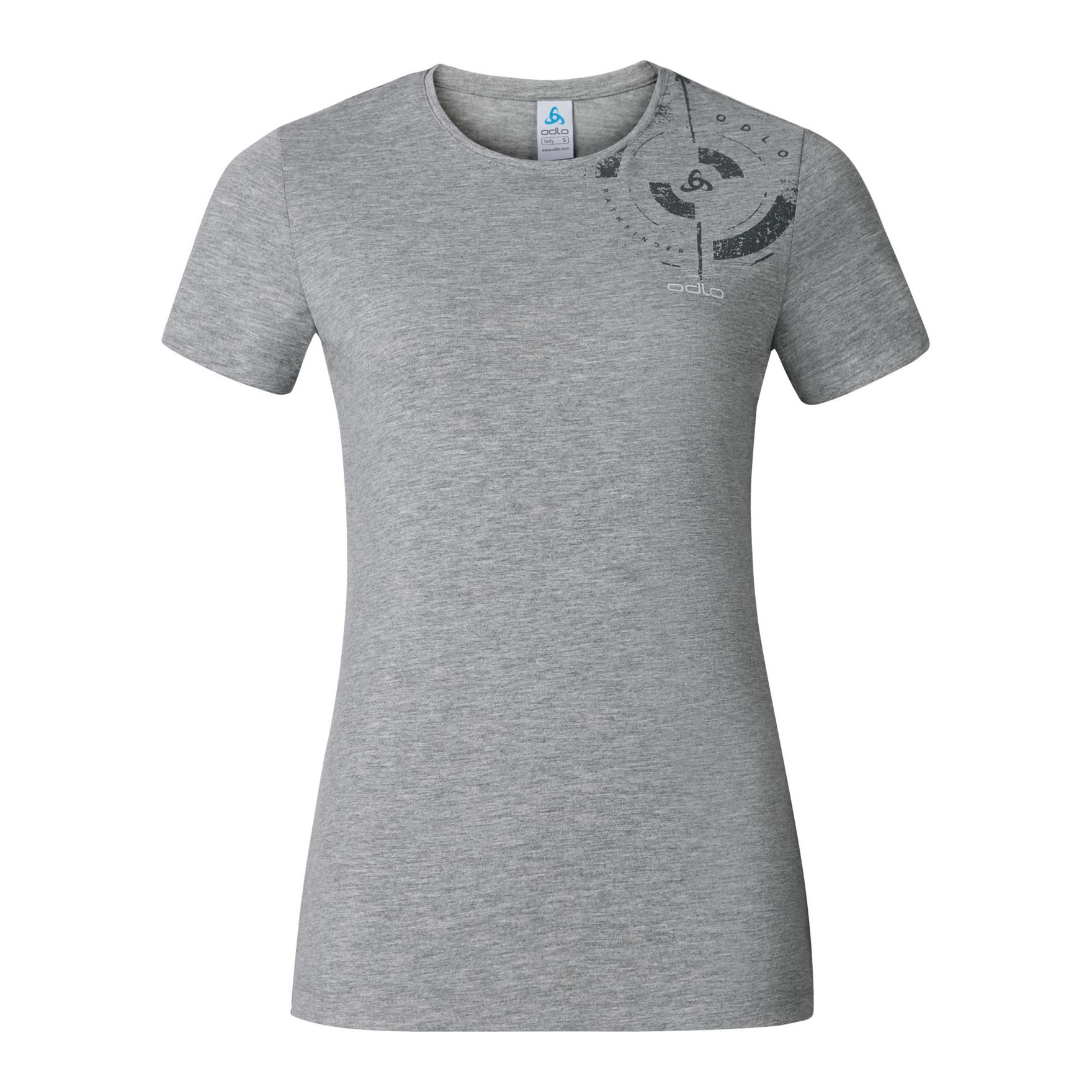 Odlo T-Shirt Manches Courtes Signo Gris XS 