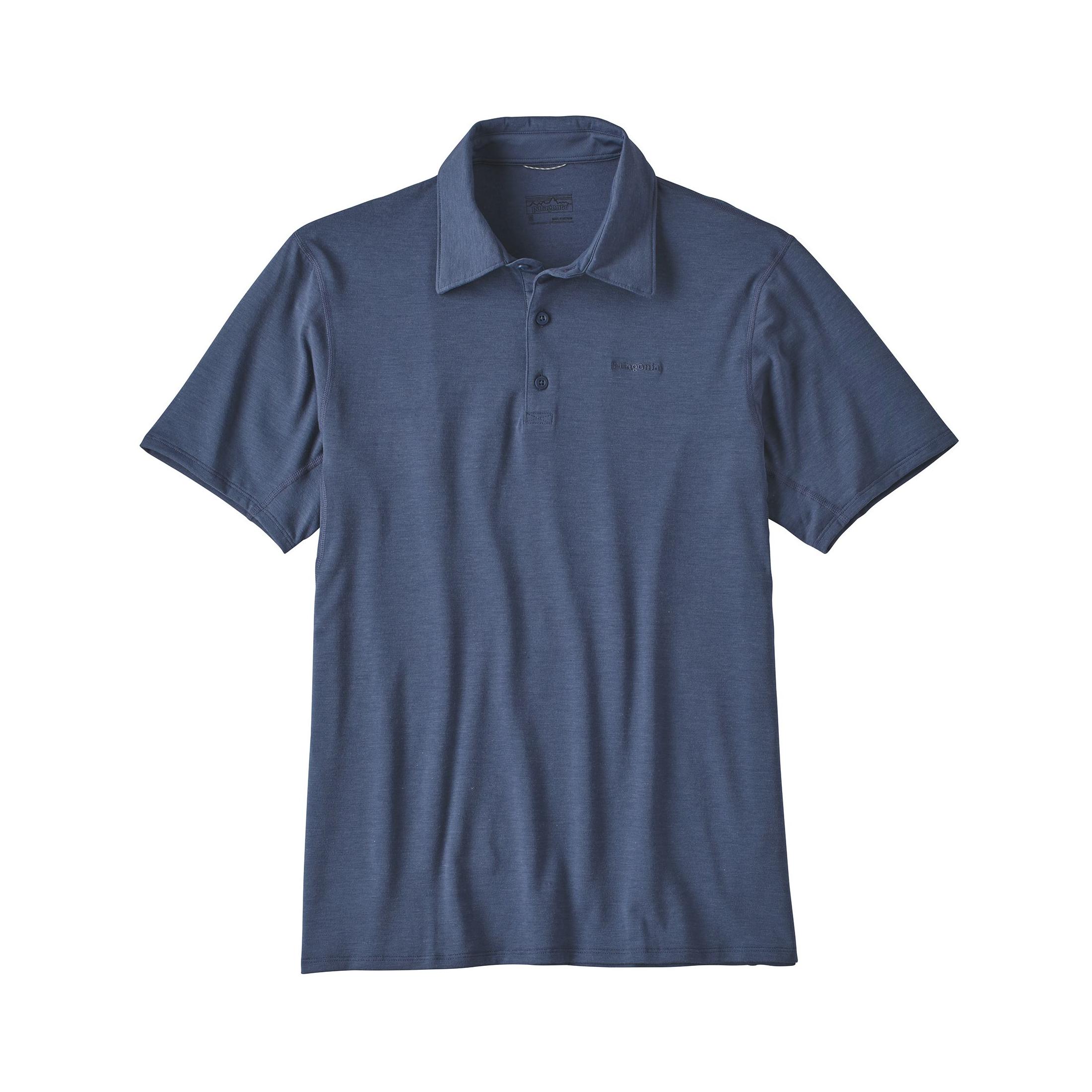 Patagonia Cactusflats Polo Bleu S 