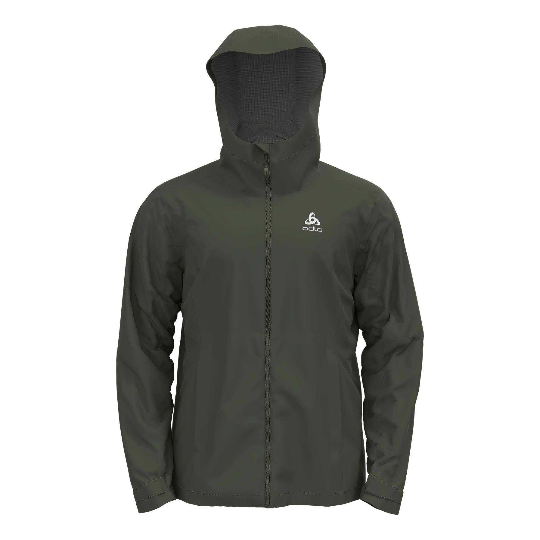 Odlo Jacket Hardshell Aegis 2.5L Waterproof Vert militaire M 