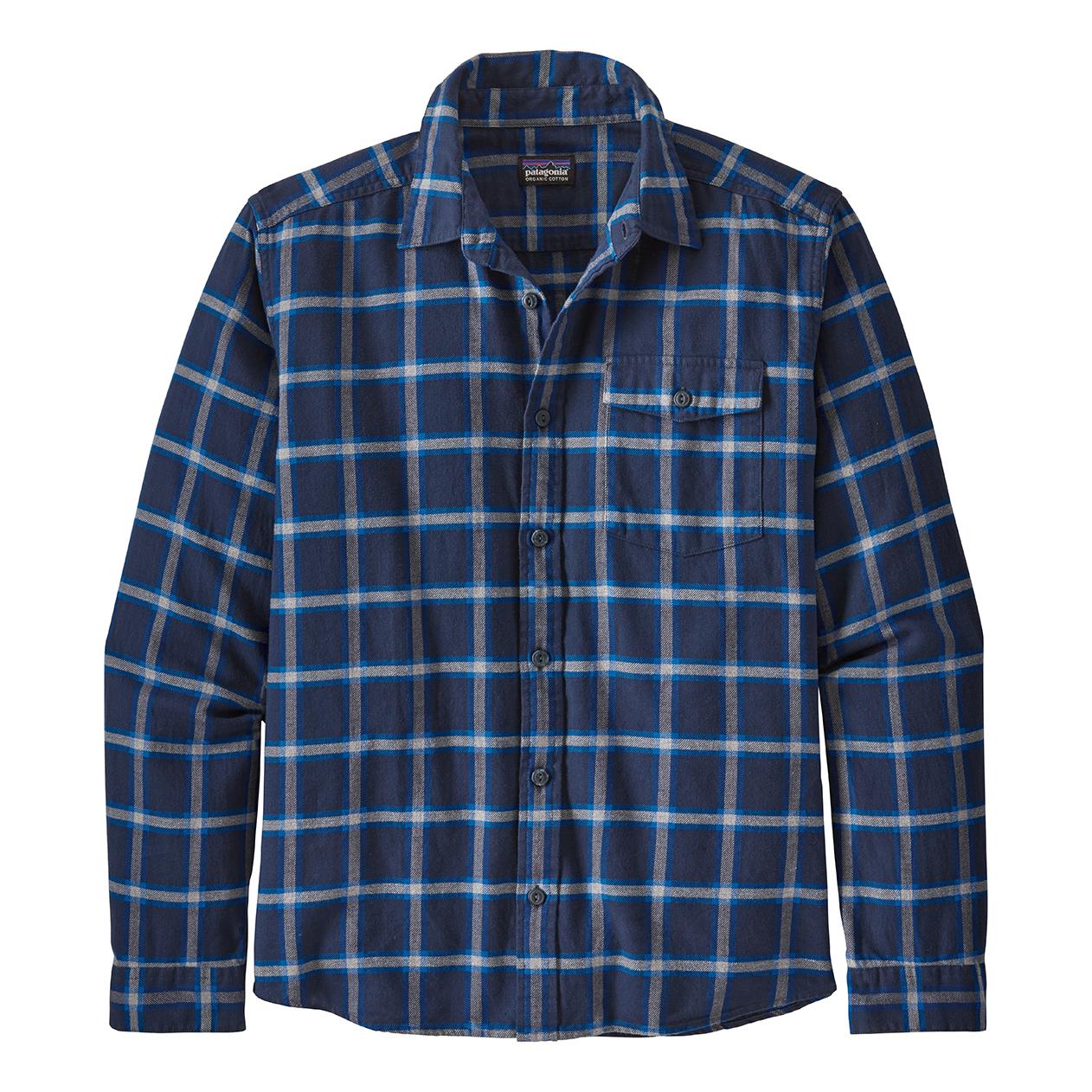 Patagonia Lightweight Fjord Flannel Shirt Bleu foncé S 