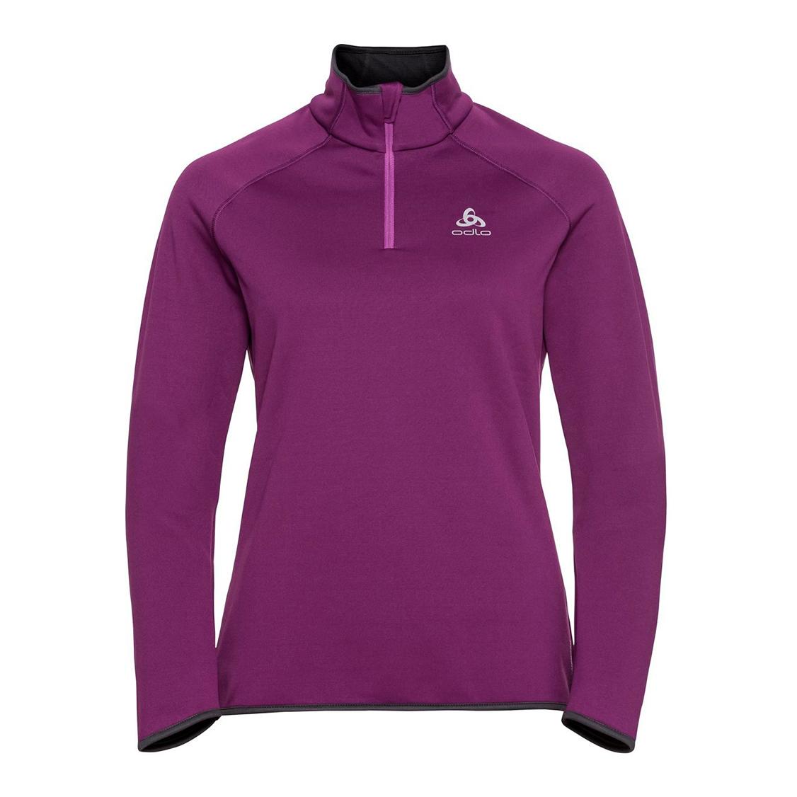 Odlo Midlayer 1/2 Zip Carve Ceramiwarm Mauve XS 
