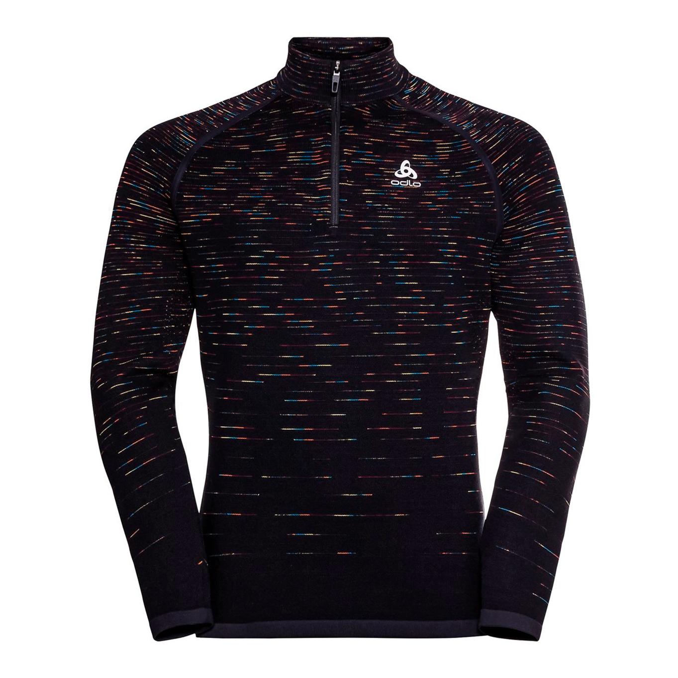 Odlo Midlayer 1/2 Zip Blackcomb Noir M 