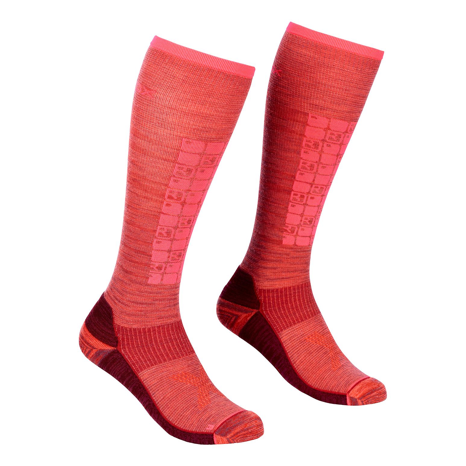 Ortovox Ski Compression Long Socks Orange 42/44 