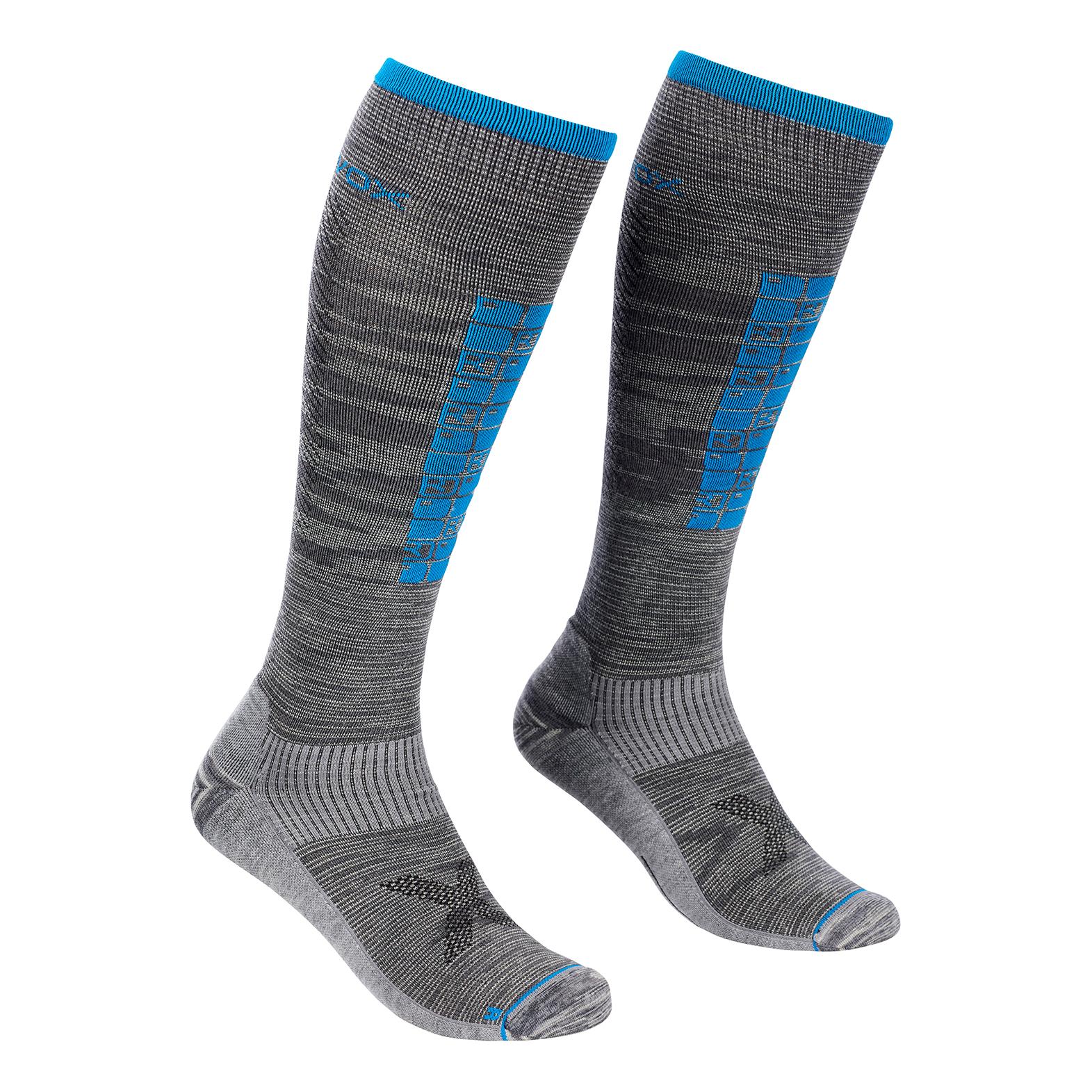 Ortovox Ski Compression Long Socks Gris 45/47 