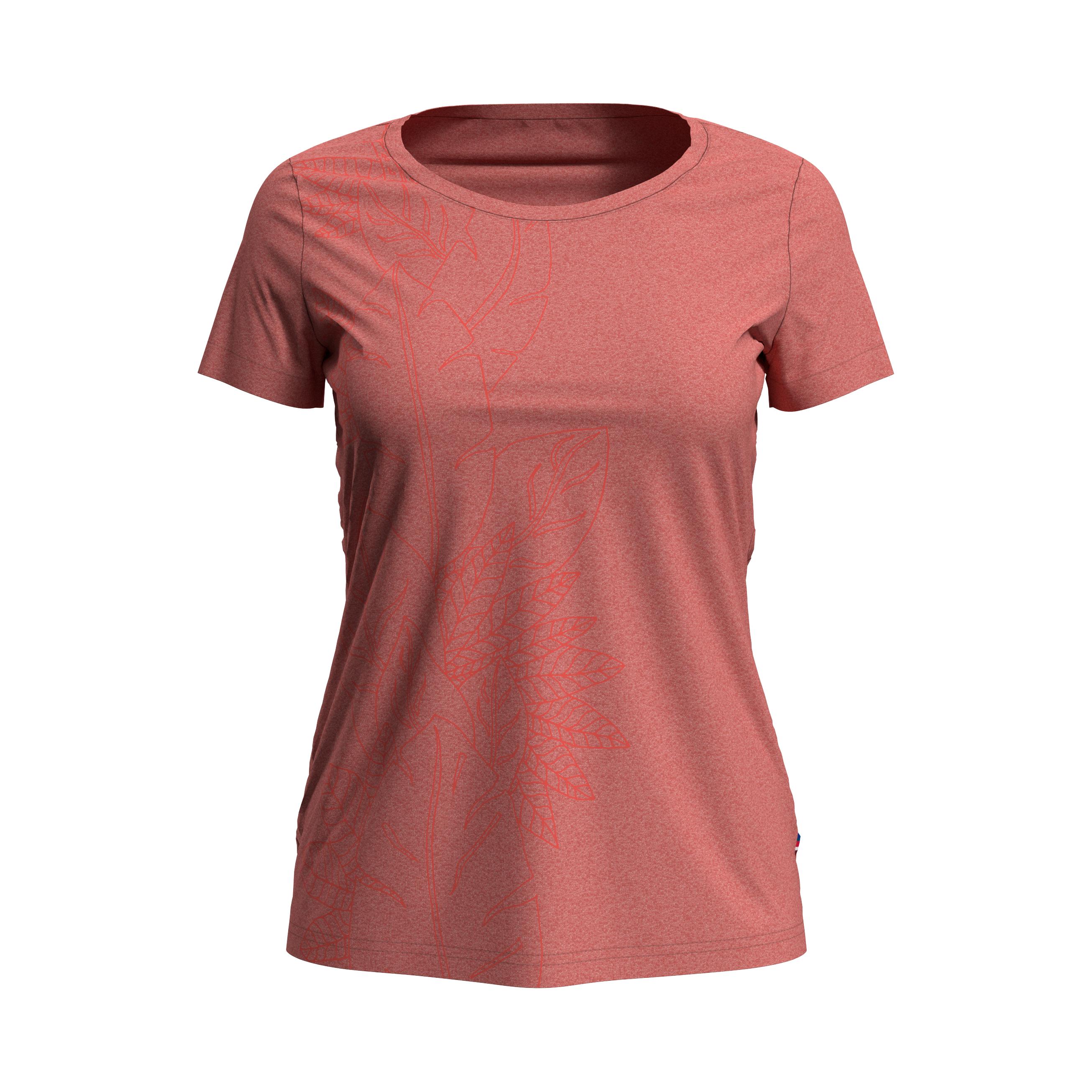 Odlo Concord Element T-Shirt Short Sleeve Crew Neck Rose XS 