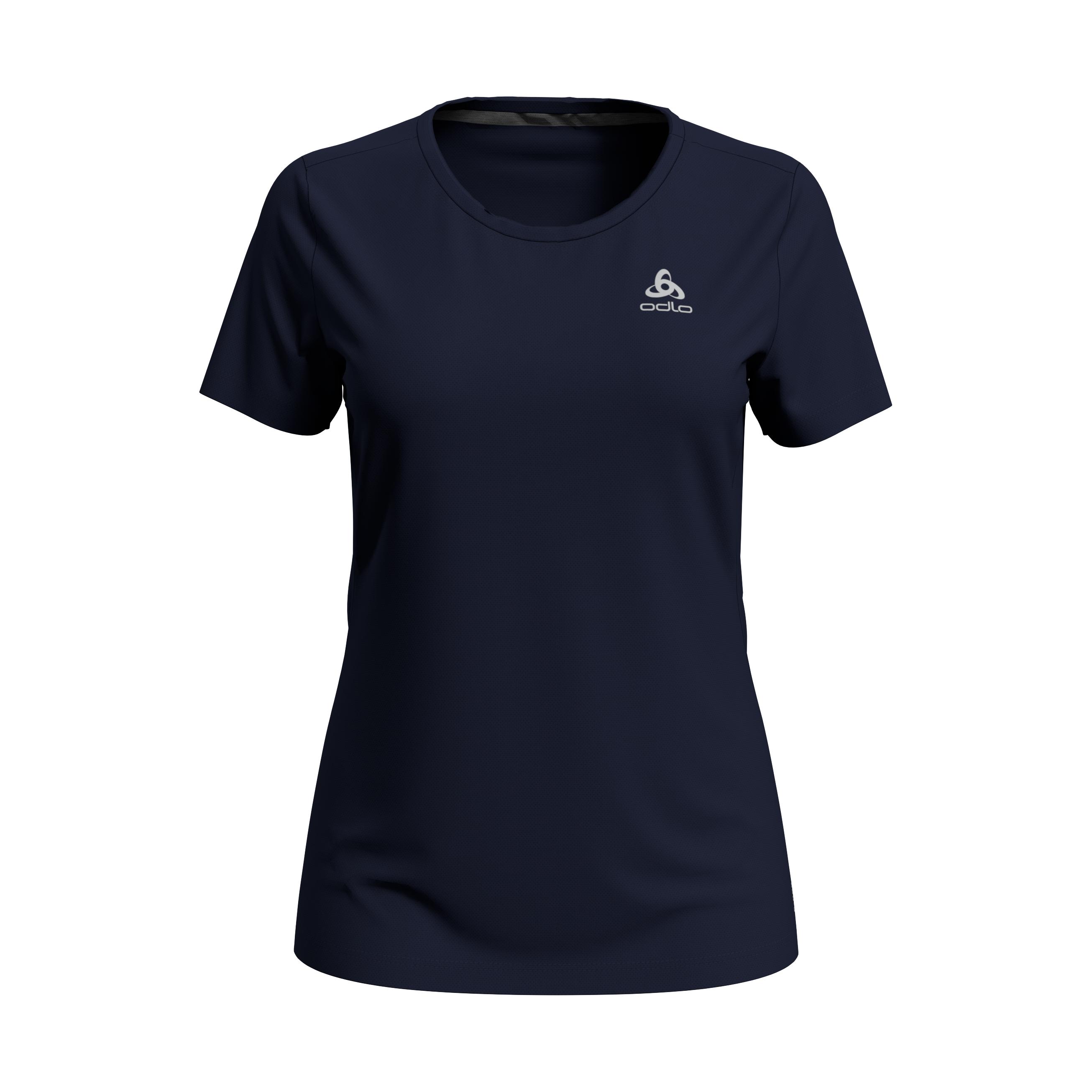 Odlo F-Dry T-Shirt Short Sleeve Crew Neck Bleu marine XS 