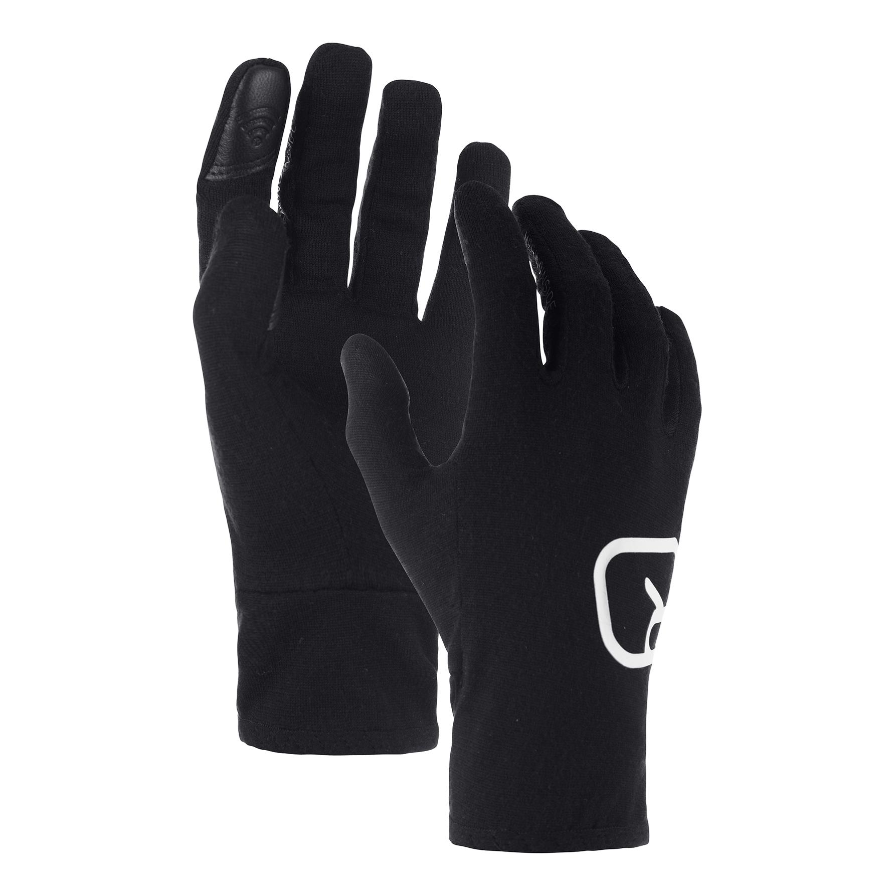 Ortovox 185 Rock N Wool Glove Liner Noir M 