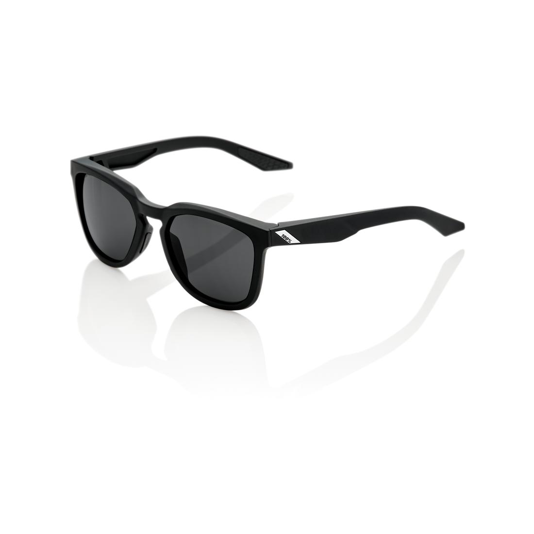 100% HUDSON - Soft Tact Black - Smoke Lens Noir 