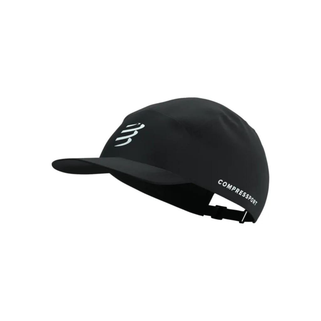 Compressport Gorra De Running 5 Panel Negro Unisex Multicolor - Imagen 4