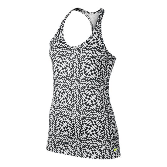 Nike Get Fit Checker Tank Noir L