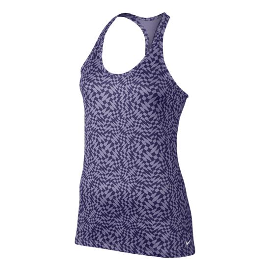 Nike Get Fit Checker Tank Violet L