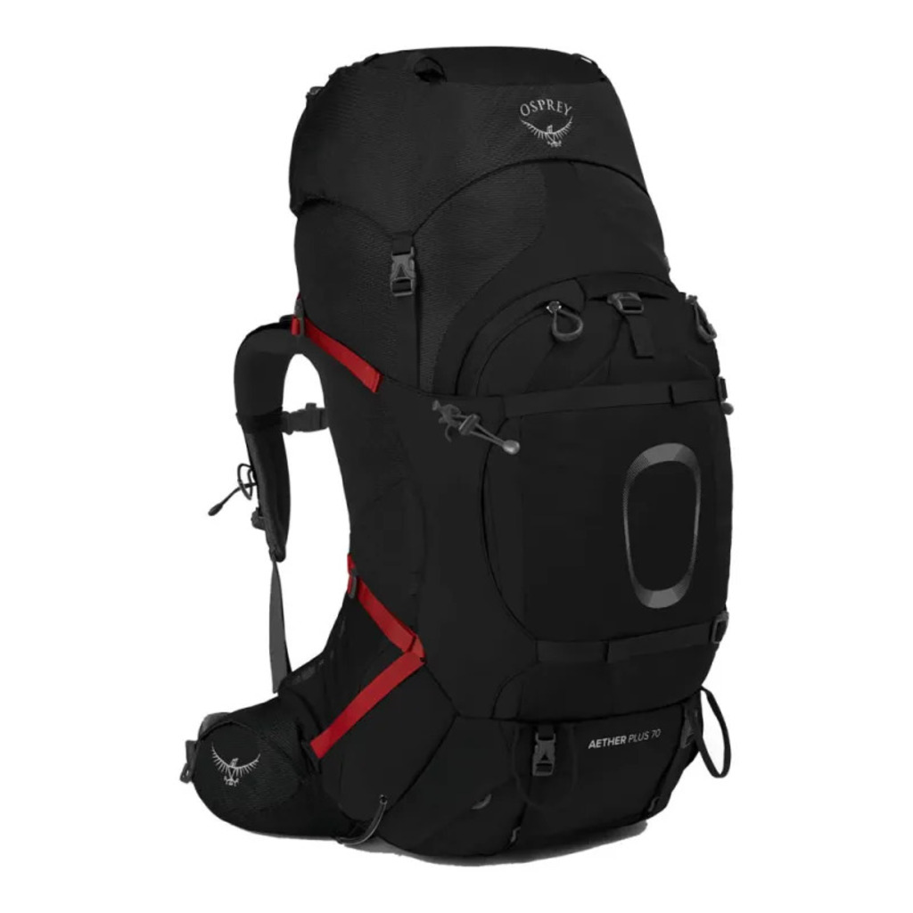 Osprey Aether Plus 70 Schwarz Noir