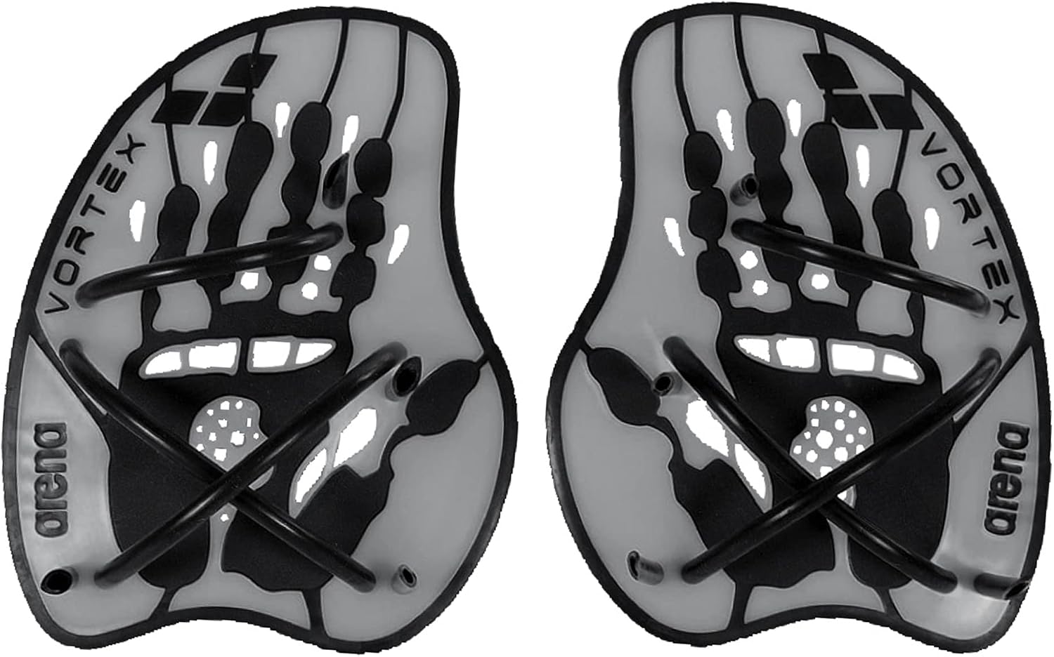 Arena Vortex Evolution Hand Paddle Gris Grand