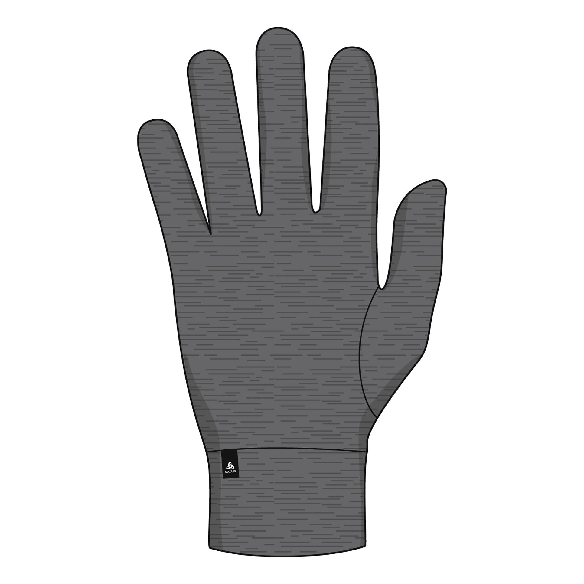 Odlo Gloves Active Warm Eco E-Tip Gris S 