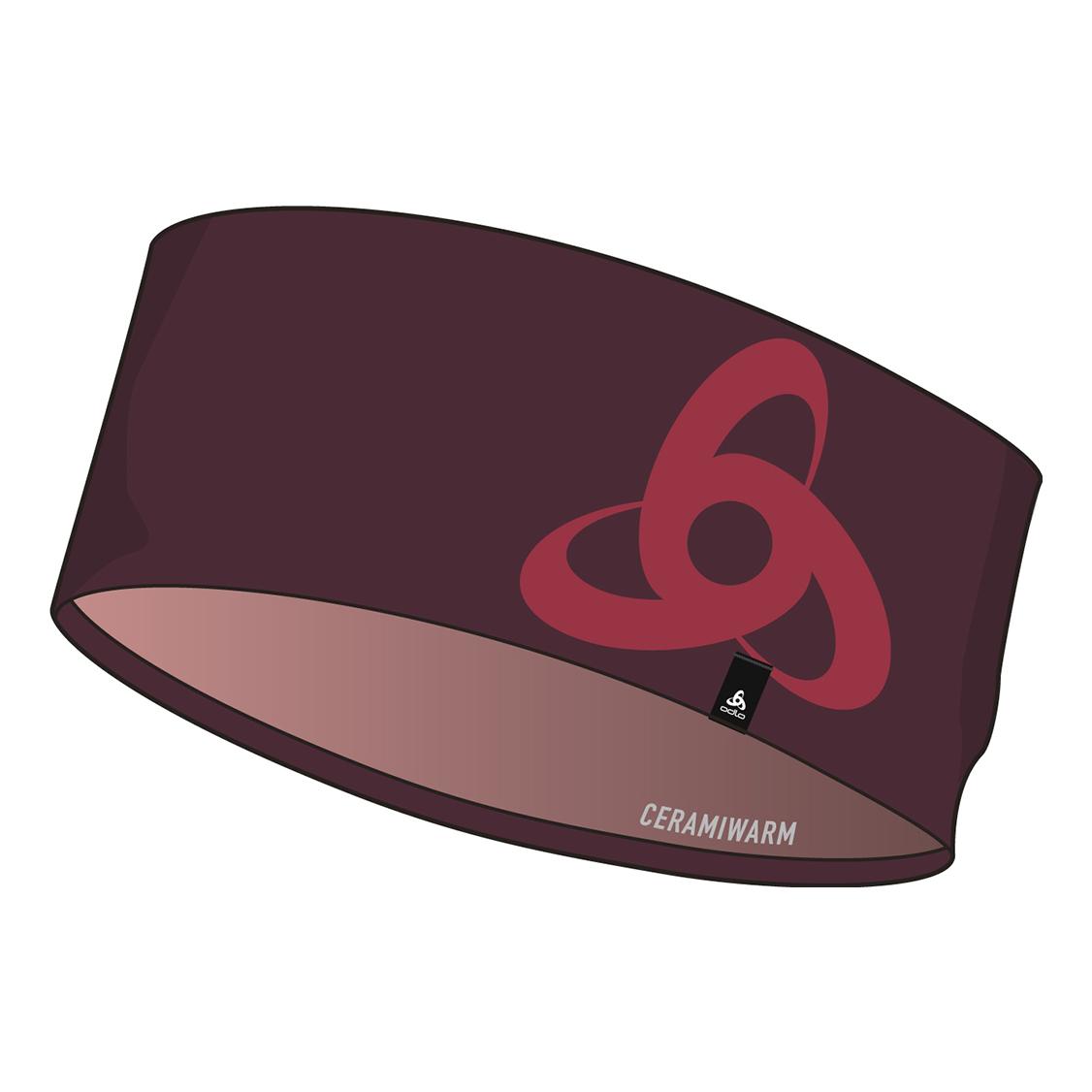 Odlo Headband Ceramiwarm Mid Gage Framboise