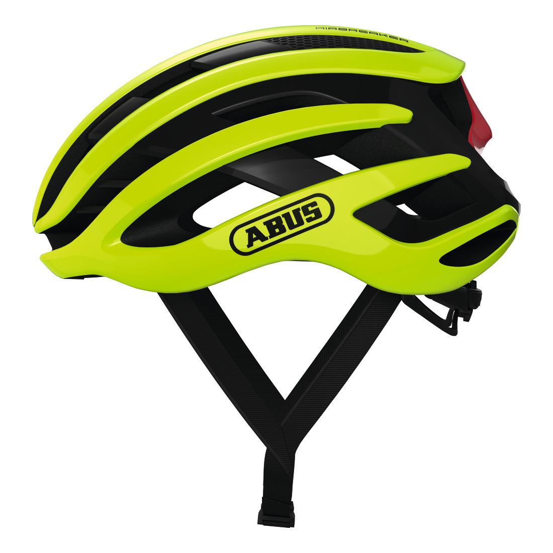 Abus Casque route AirBreaker Jaune fluo L 